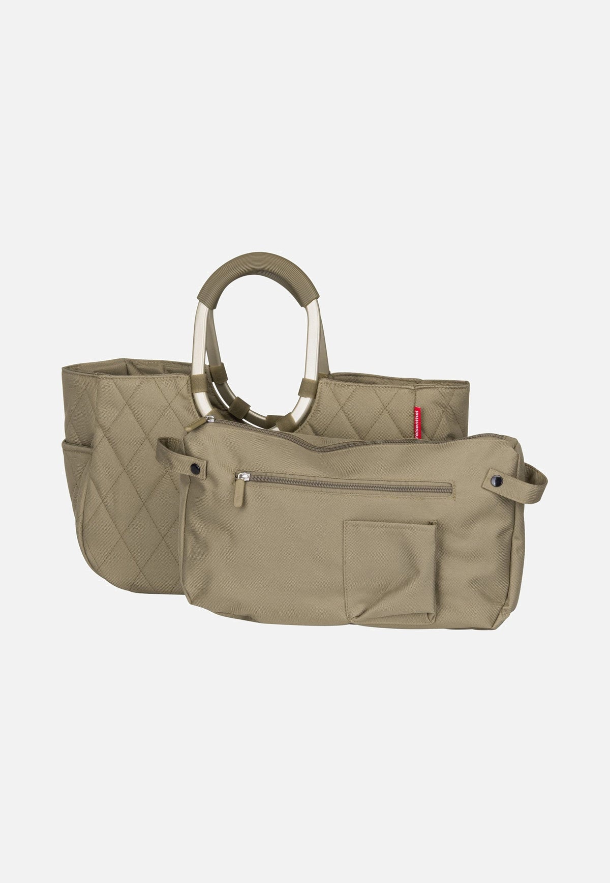 reisenthel Loopshopper M Frame Rhombus Olive Einkaufskorb