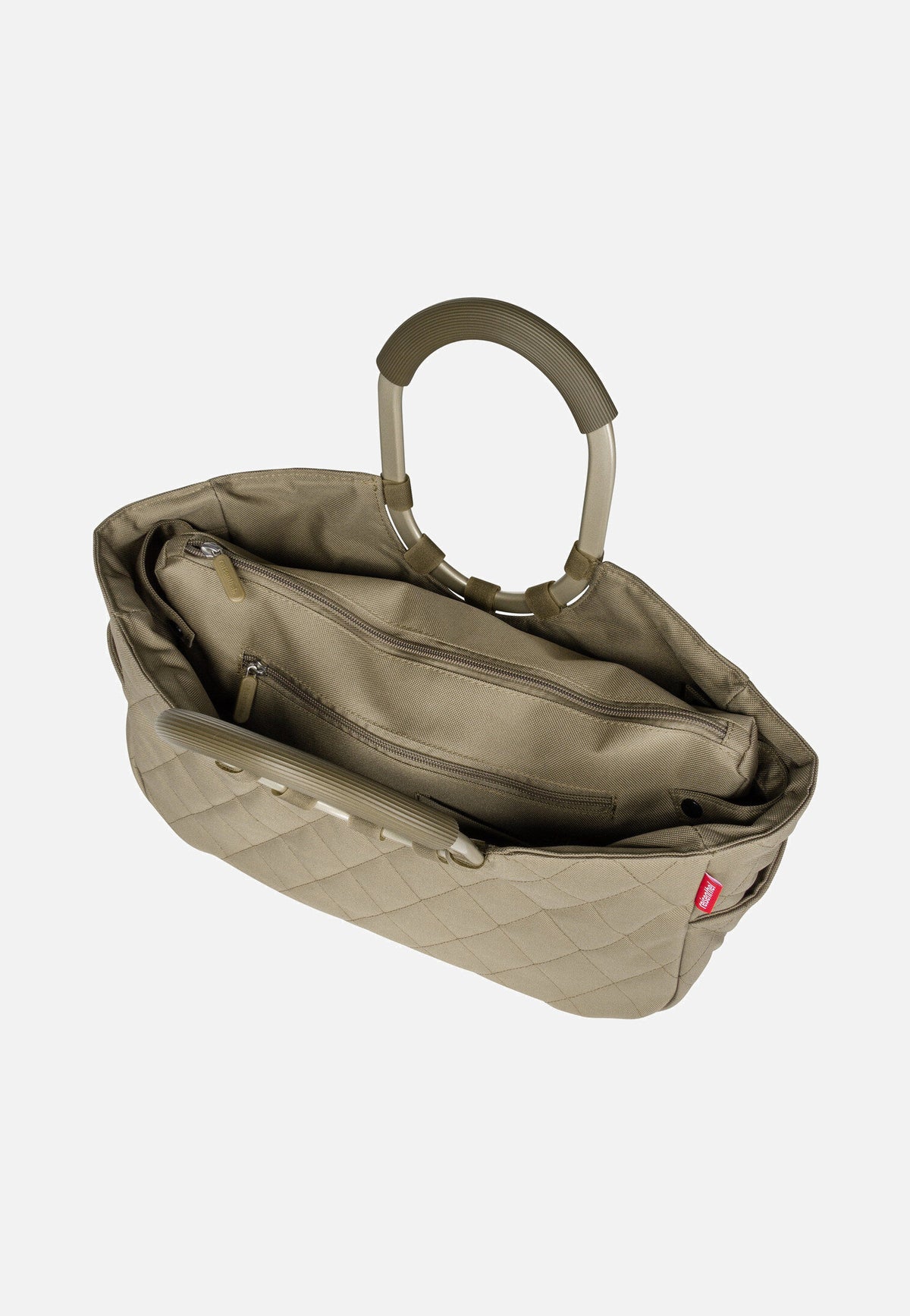 reisenthel Loopshopper M Frame Rhombus Olive Einkaufskorb