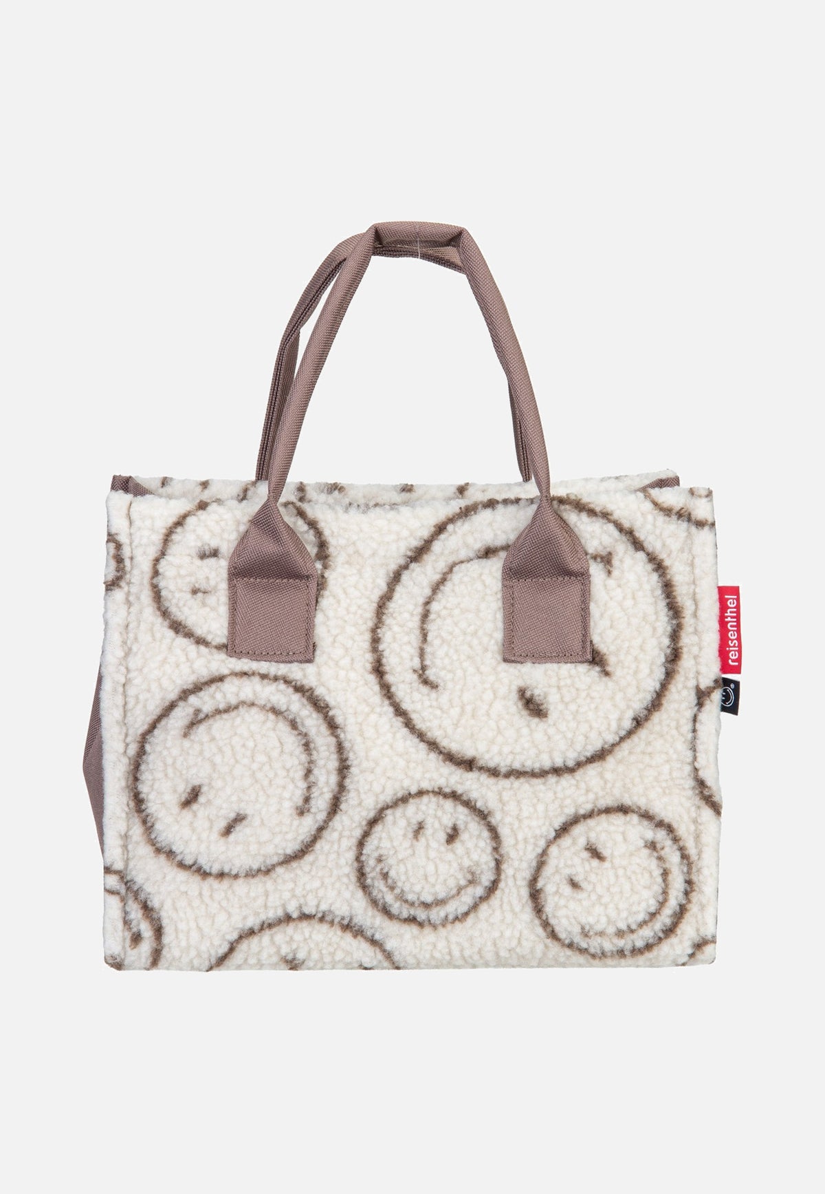 reisenthel Daily Shopper XS Smiley® Teddy Chocolate Tote Bag