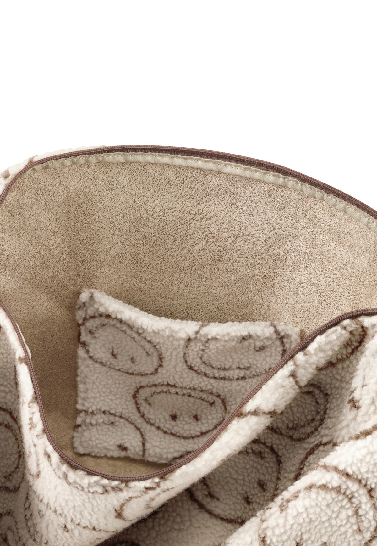 reisenthel Moonbag Smiley® Teddy Chocolate Hobo Bag