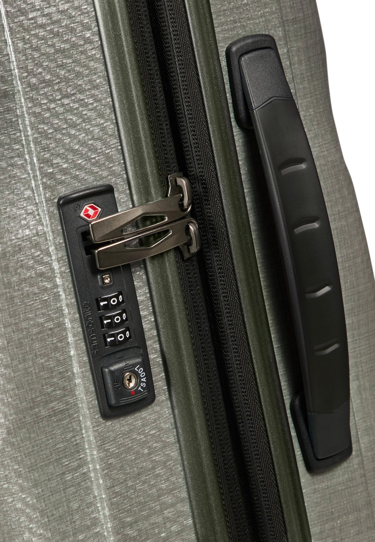 Samsonite C-Lite Spinner 55/20 Exp Metallic Green Koffer