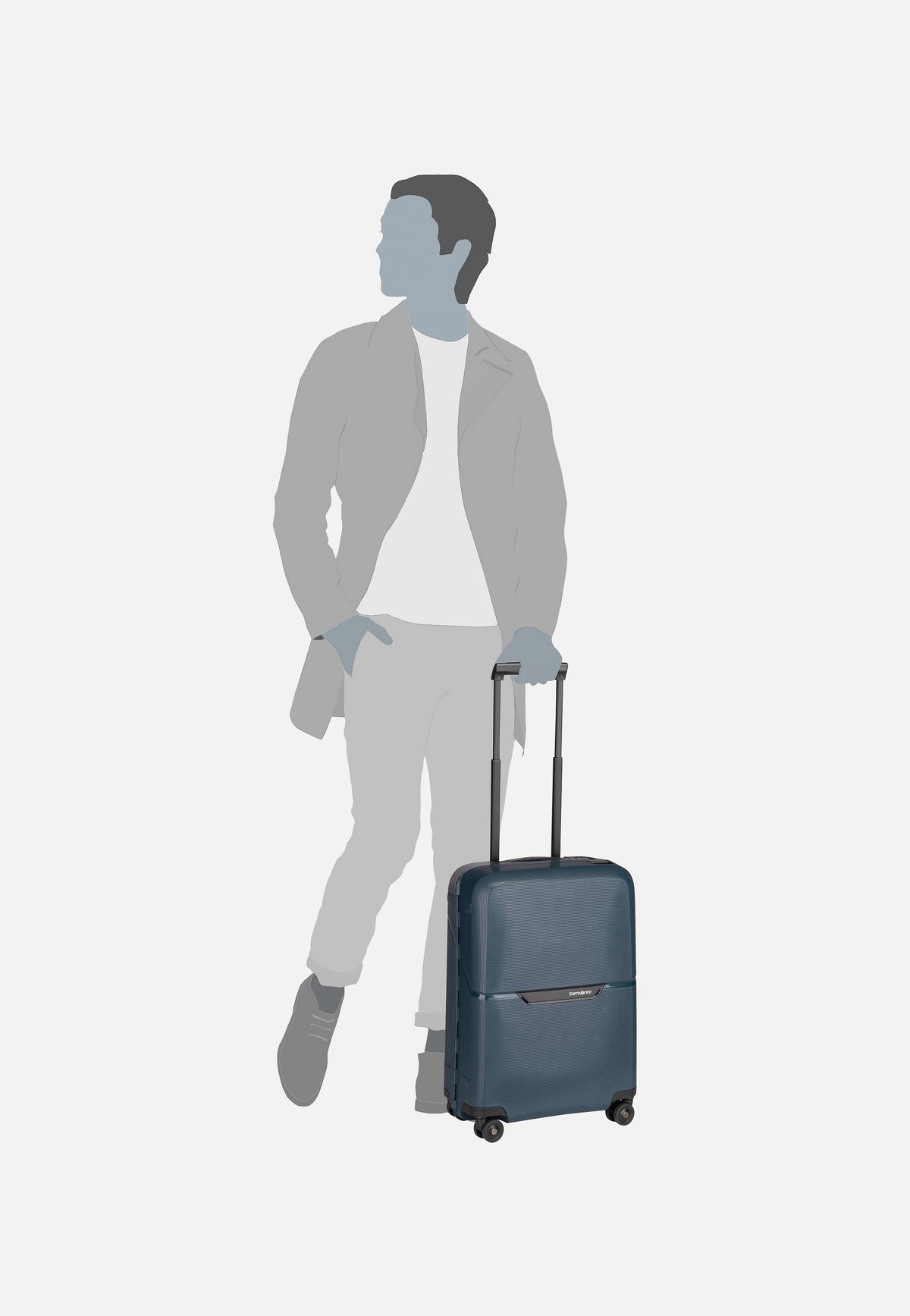 Samsonite Magnum 2 Spinner 55/20 Midnight Blue Koffer