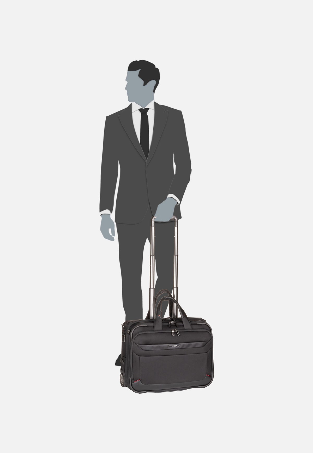 Samsonite Pro-DLX 6 Rolling Tote 15.6'' Black Pilotenkoffer