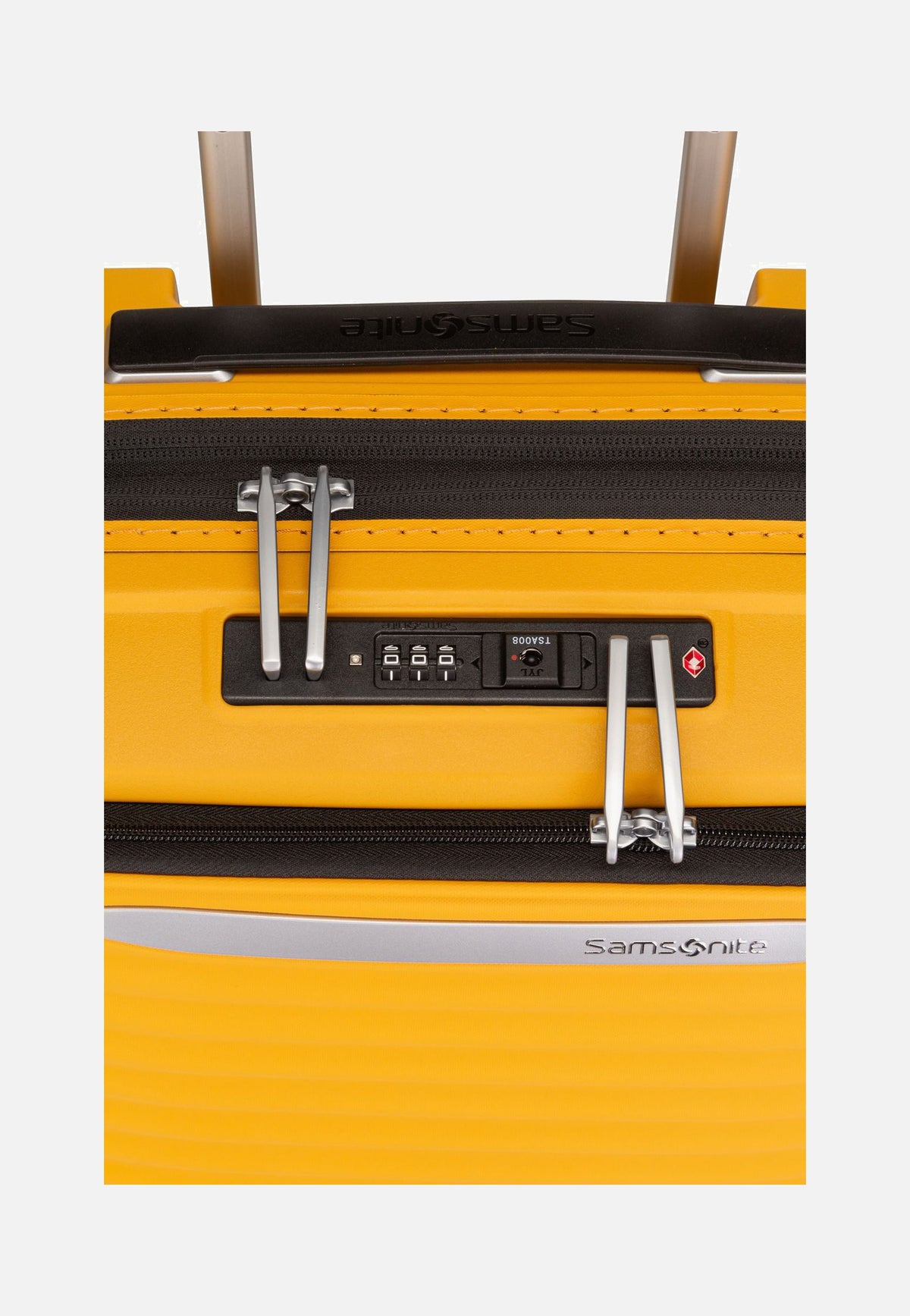 Samsonite Upscape Spinner 55 EXP Easy Access Yellow Koffer