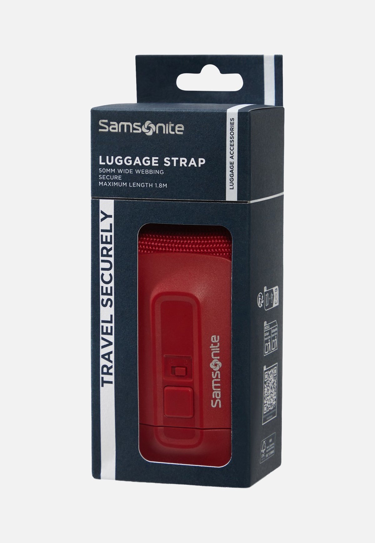 Samsonite Luggage Strap 50mm Red Taschengurt