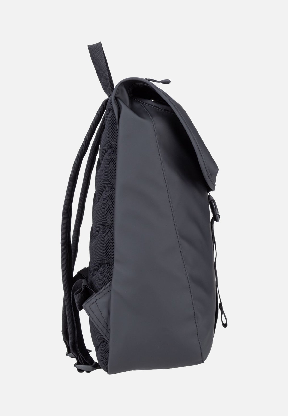 Sandqvist Stream Lid 14' Black Rucksack