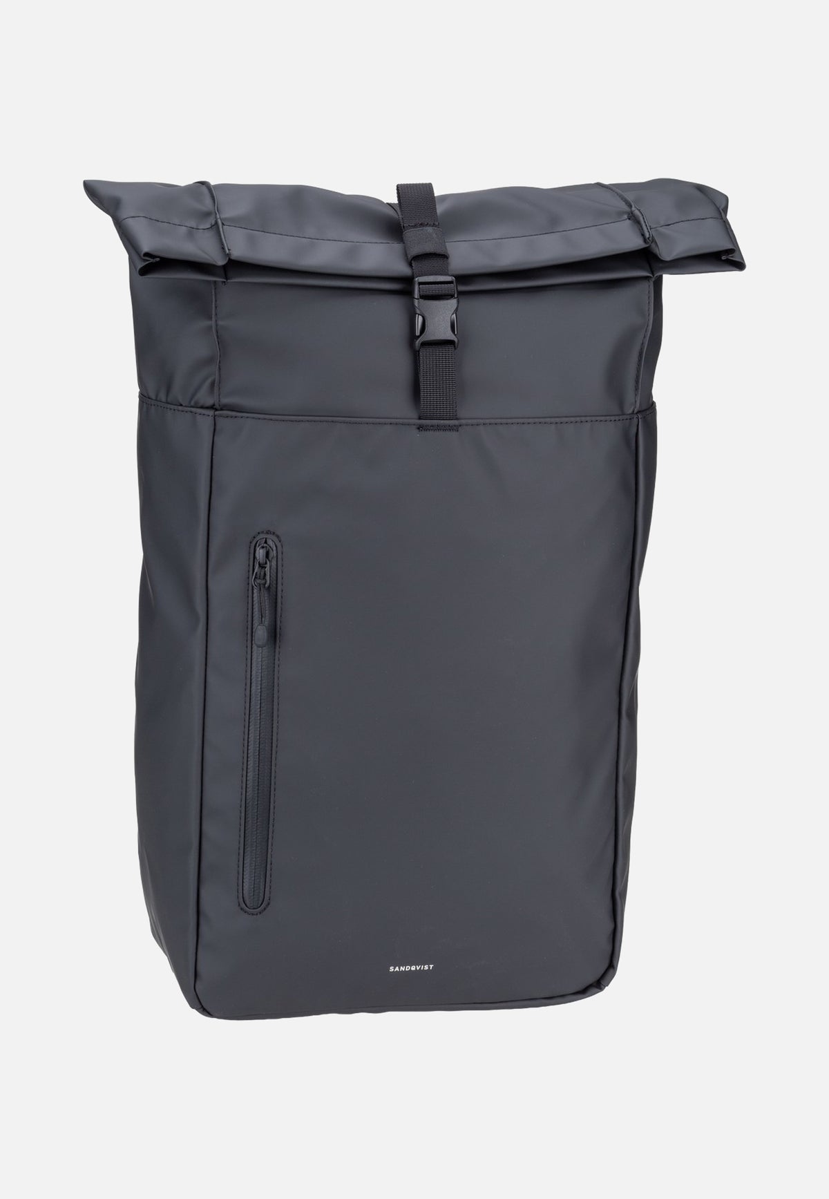 Sandqvist Stream Rolltop 14' Black Rolltop Rucksack