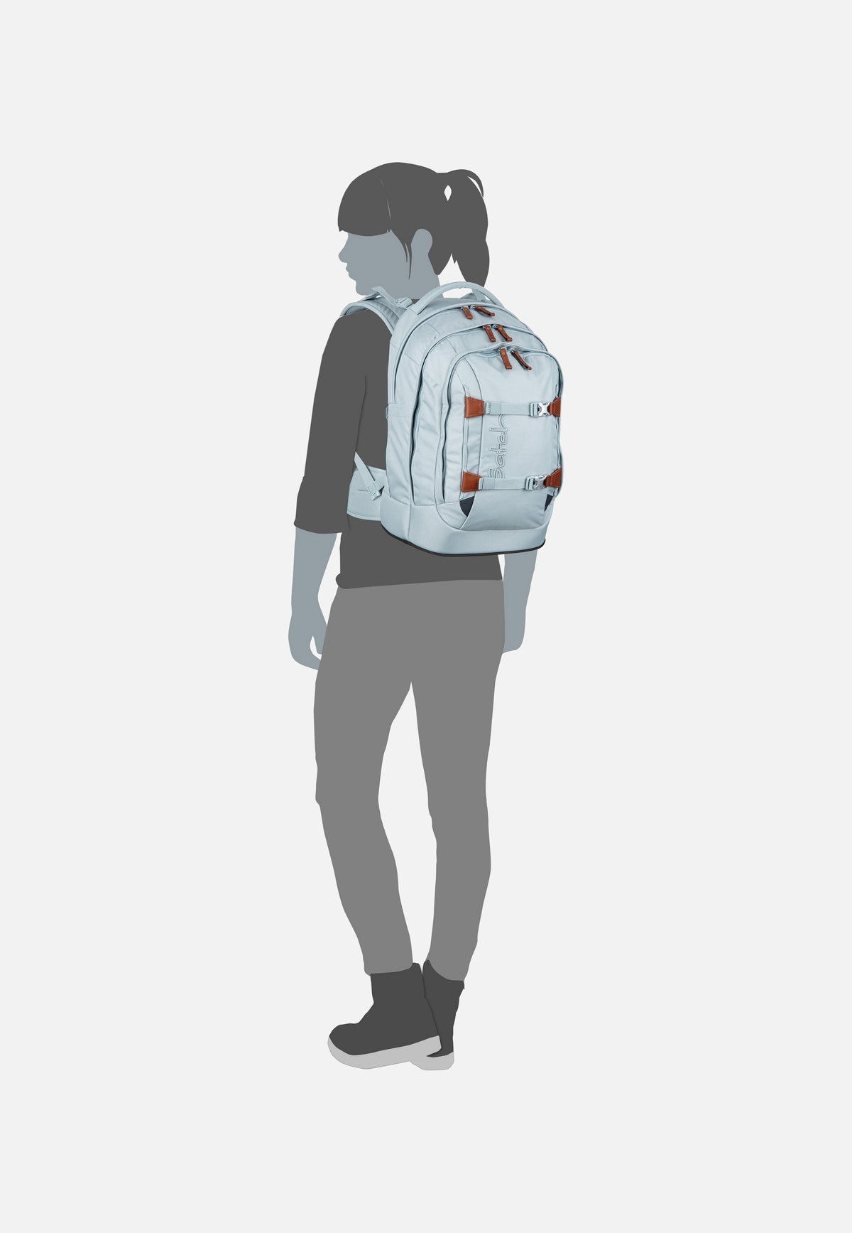satch satch Pack Nordic Edition Nordic Ice Blue School Bag