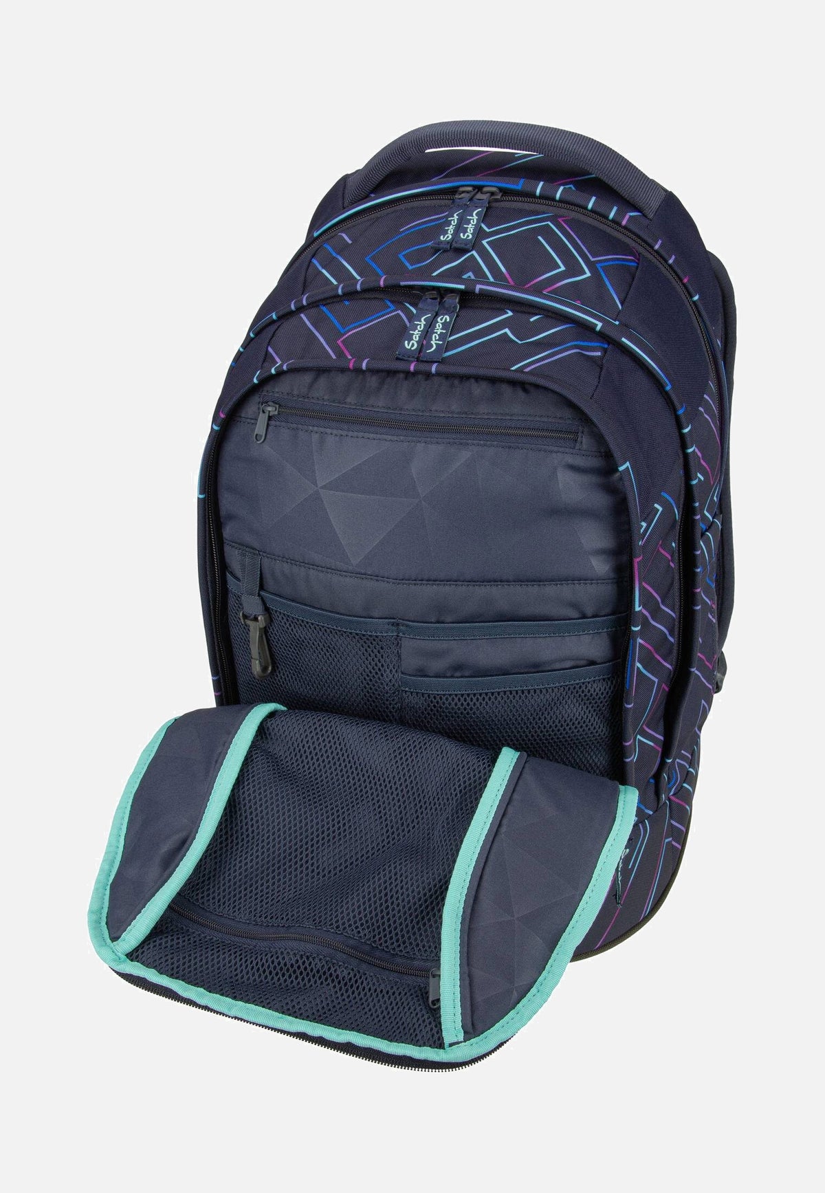 satch satch Pack Purple Laser Purple Laser School Bag
