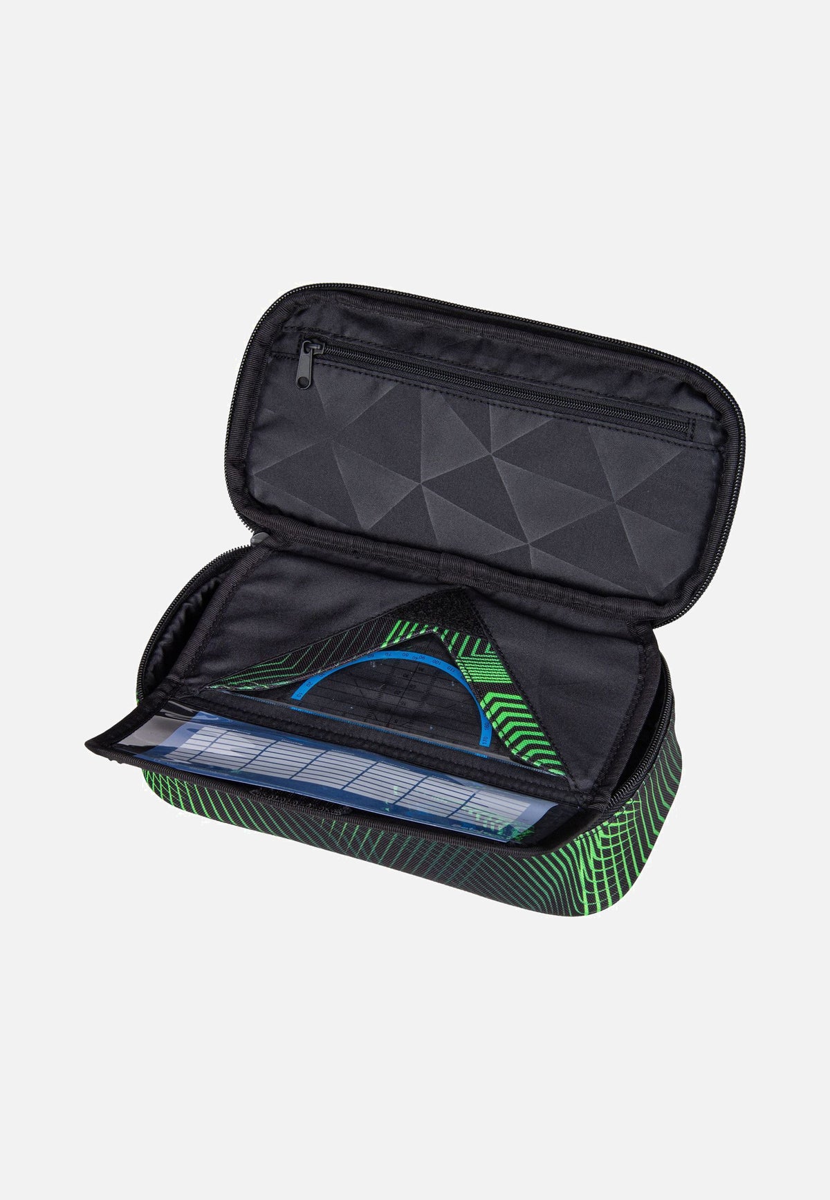 satch satch Schlamperbox Seismic Green Federmappe