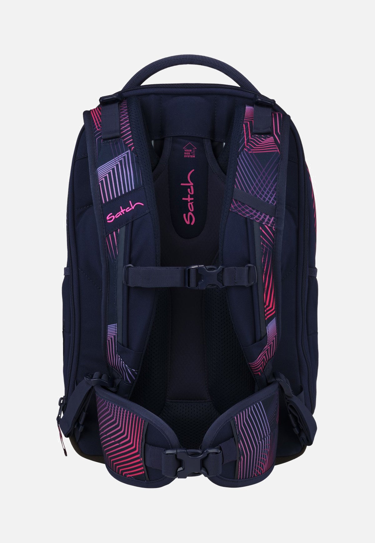 satch Match Plus Seismic Pink School Bag