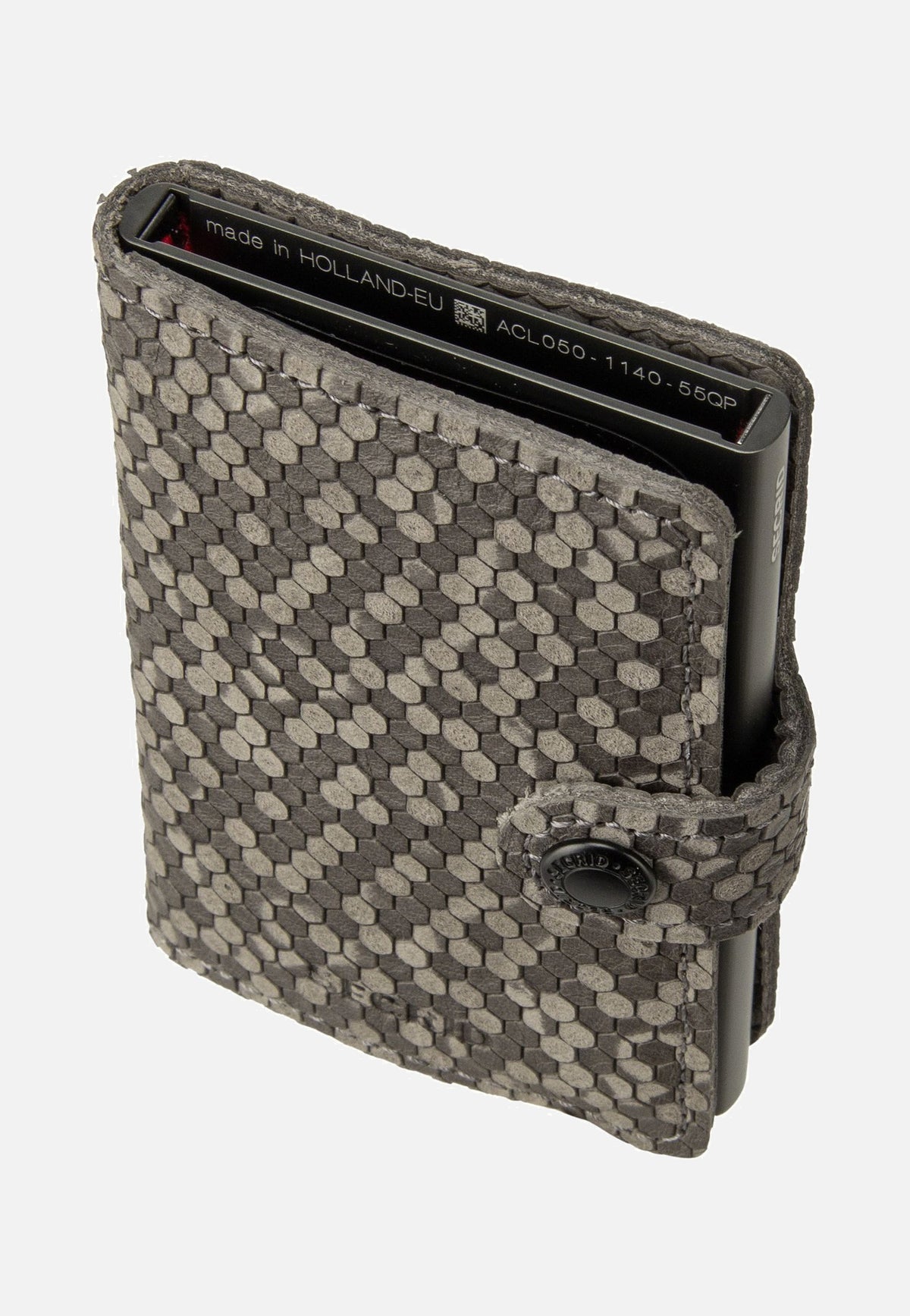 Secrid Miniwallet Hexagon Grey Portemonnaie