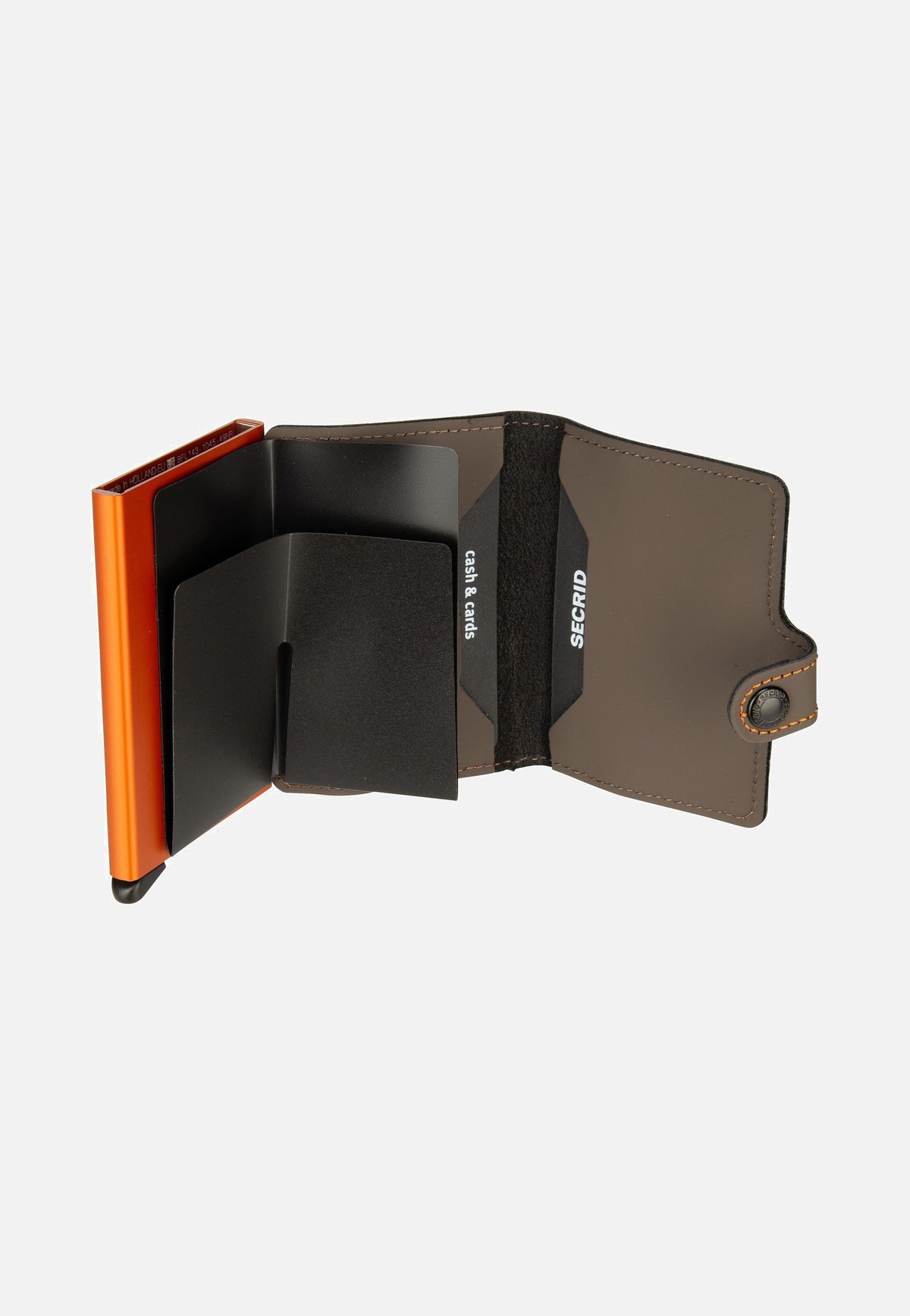 Secrid Miniwallet Matte Truffle-Orange Portemonnaie