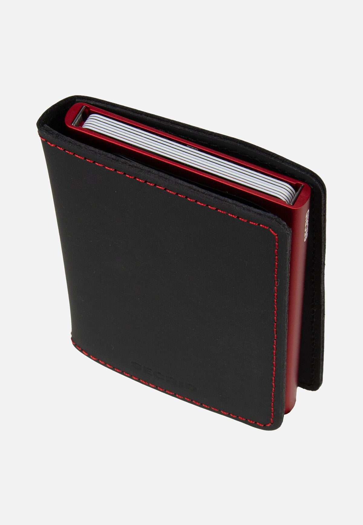 Secrid Slimwallet Matte Black & Red Portemonnaie