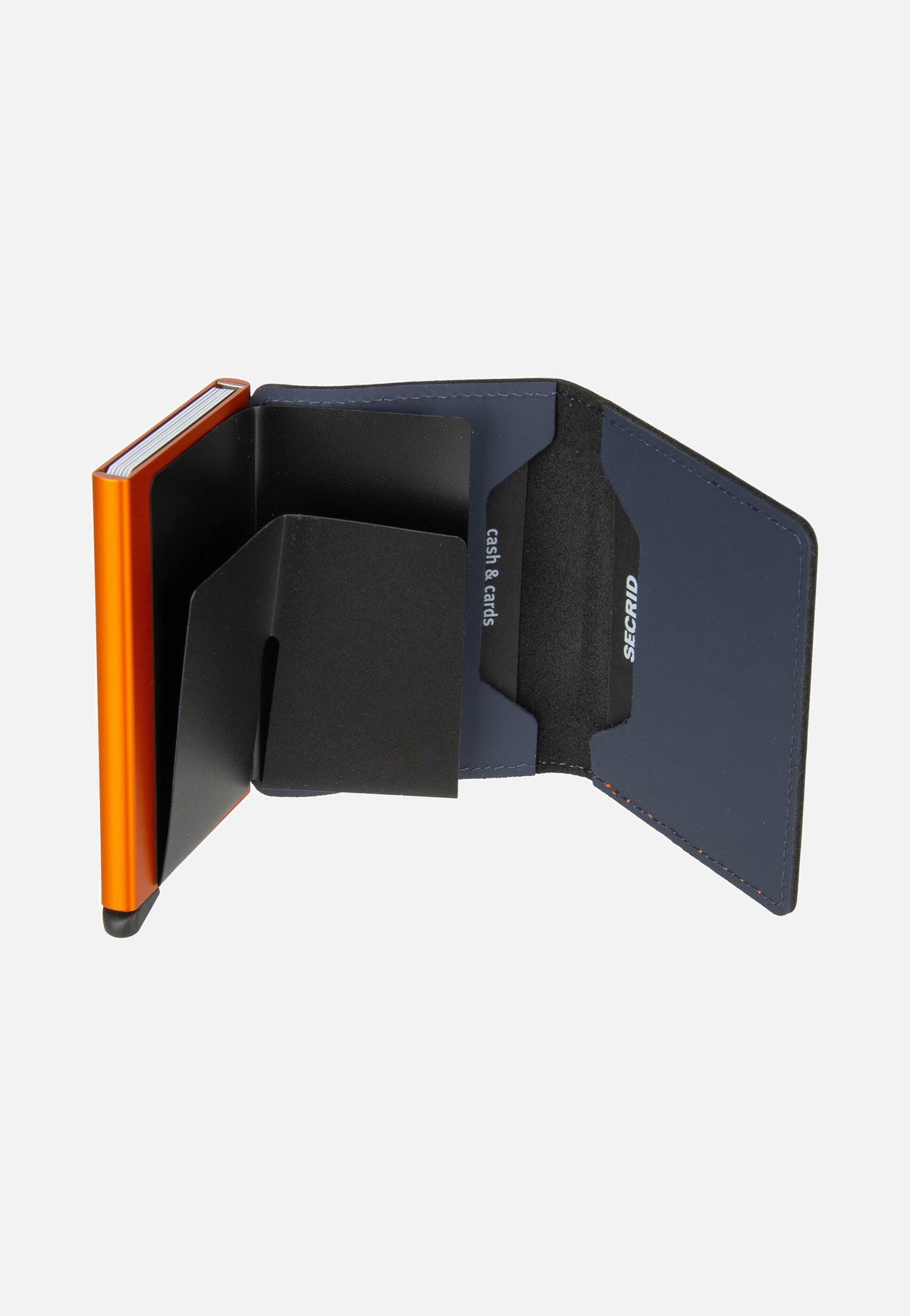 Secrid Slimwallet Matte Night Blue-Orange Portemonnaie