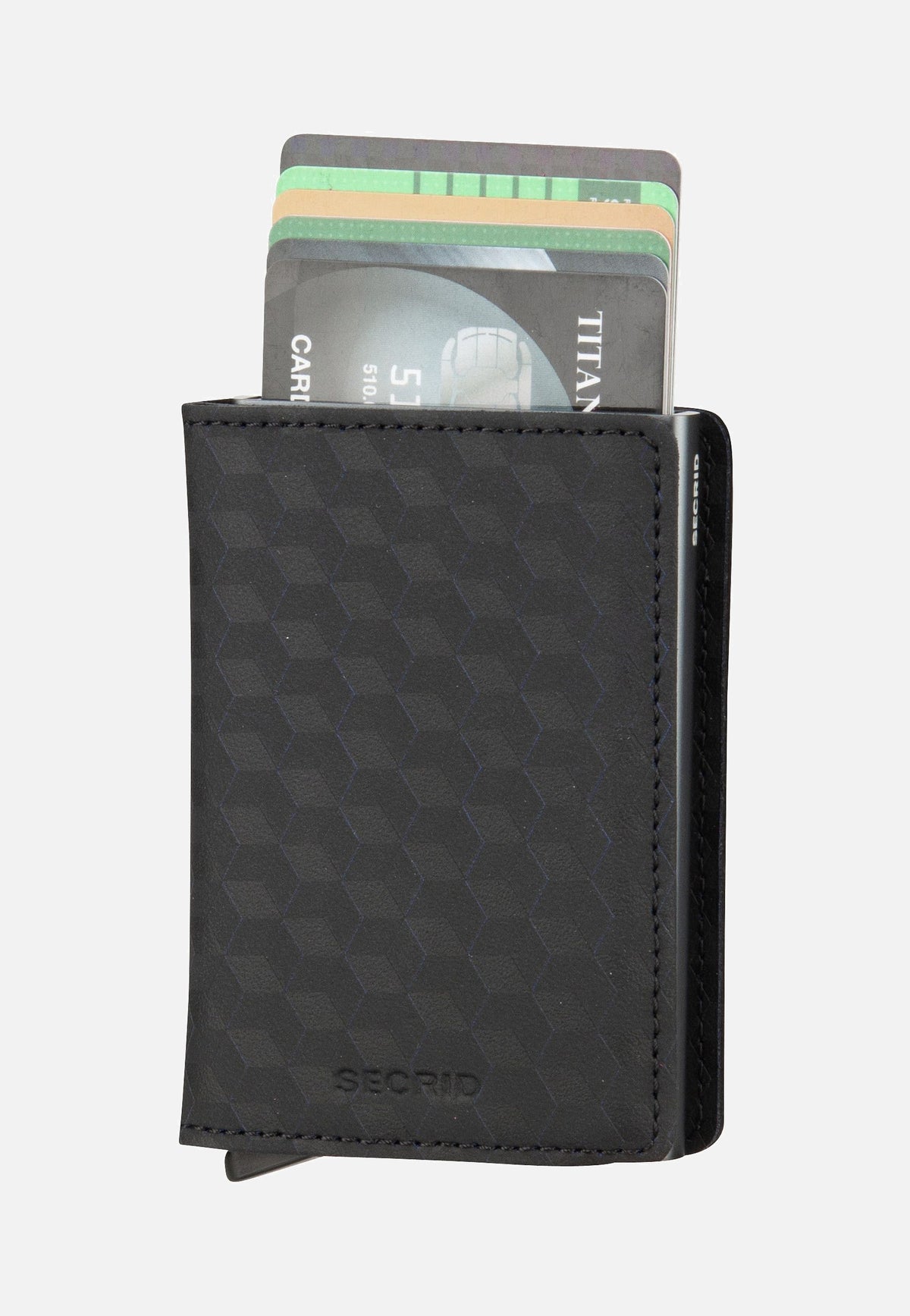 Secrid Slimwallet Optical Black-Titanium Portemonnaie