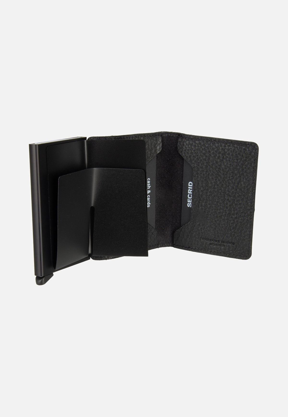 Secrid Slimwallet Veg Tanned Black-Black Portemonnaie