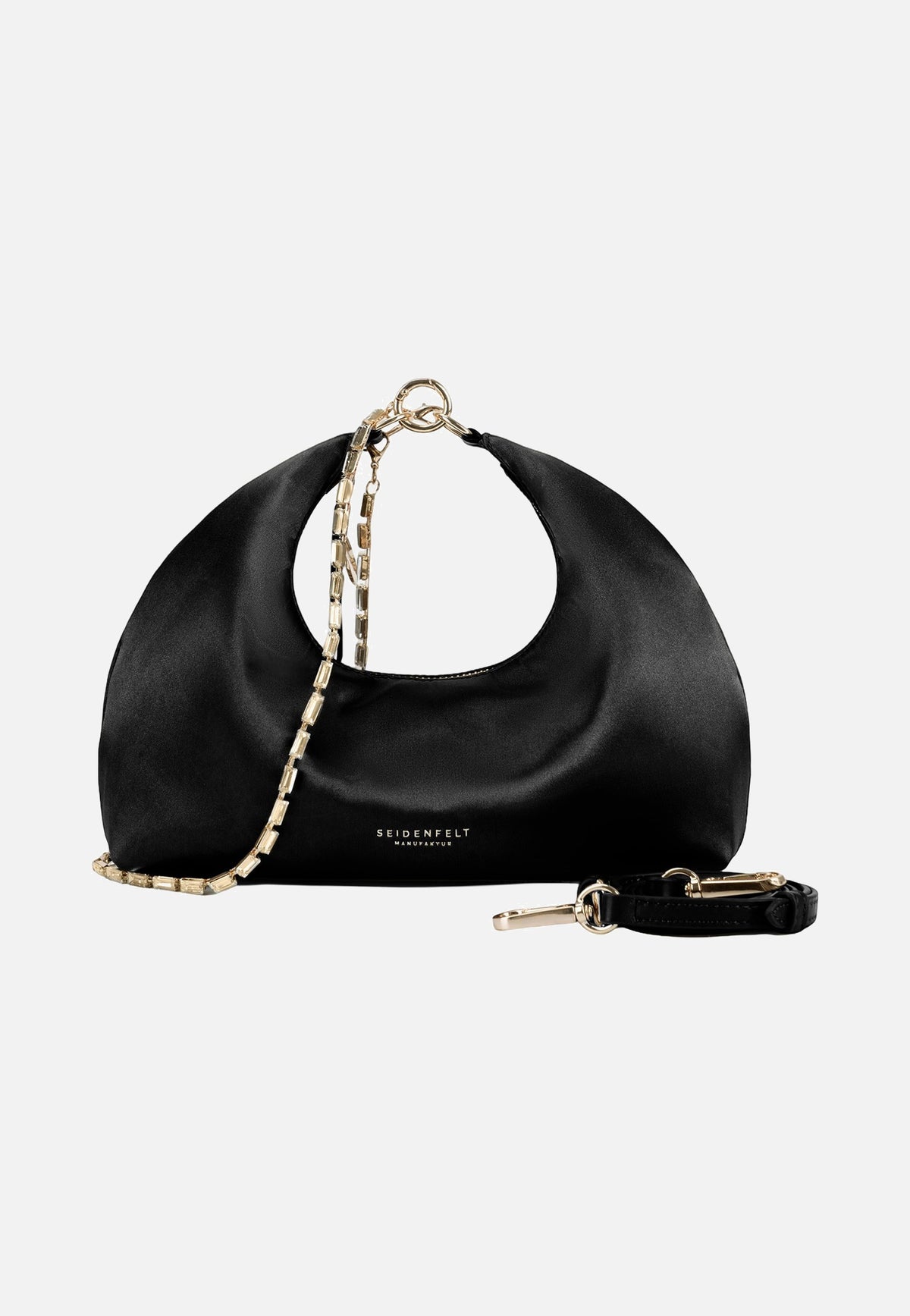Seidenfelt Kitee Black Abendtasche