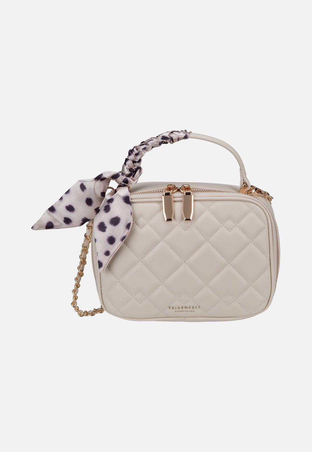Seidenfelt Sande Case Beige Schultertasche
