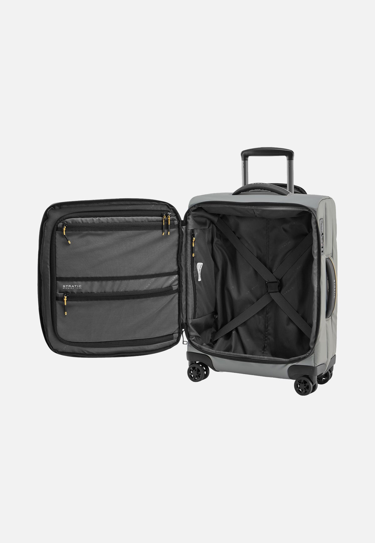 Stratic Vibe Trolley S Grey Koffer