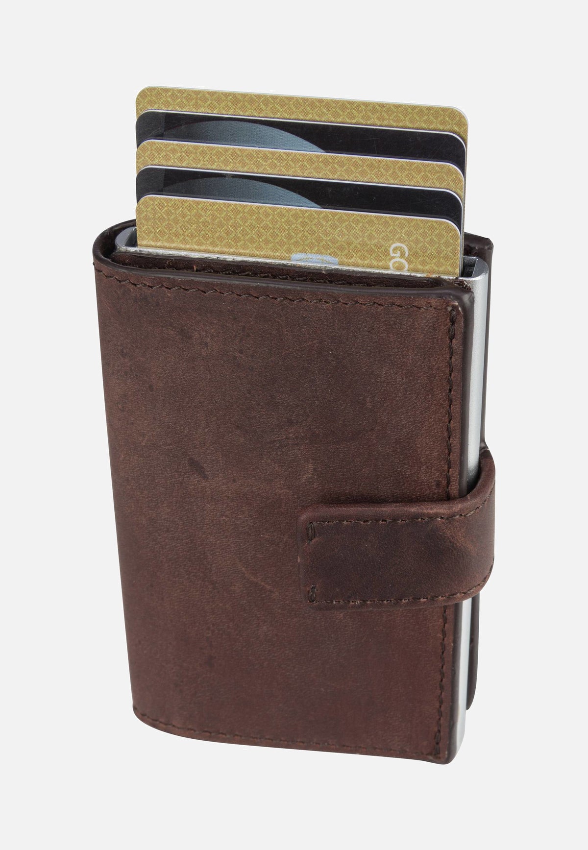Strellson Camden C Three E-Cage SV8F Dark Brown Kartenetui
