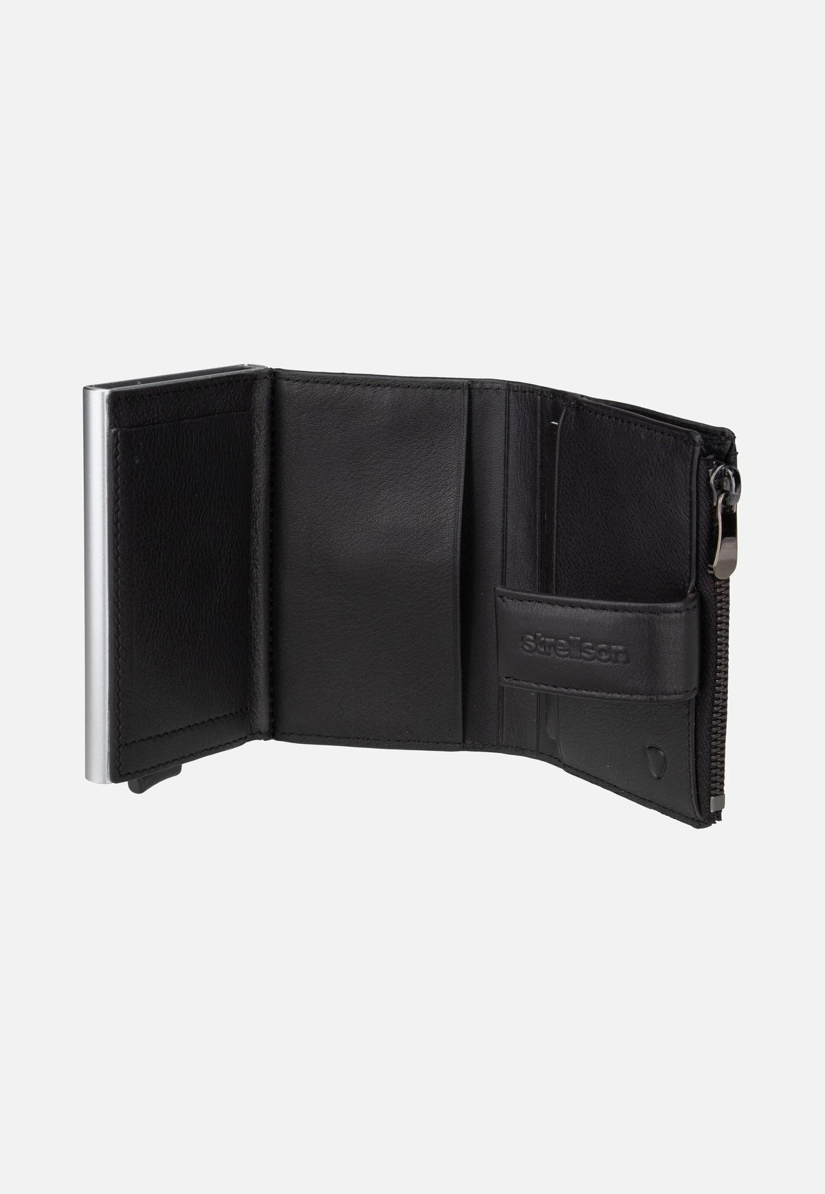 Strellson Carter C Four E-Cage SV8 Black Portemonnaie
