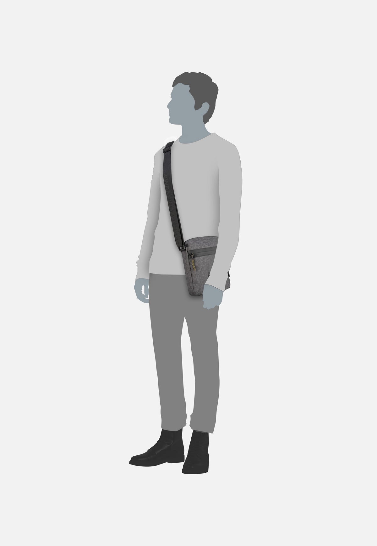 Strellson Northwood 2.0 Marcus XSVZ Dark Grey Umhängetasche