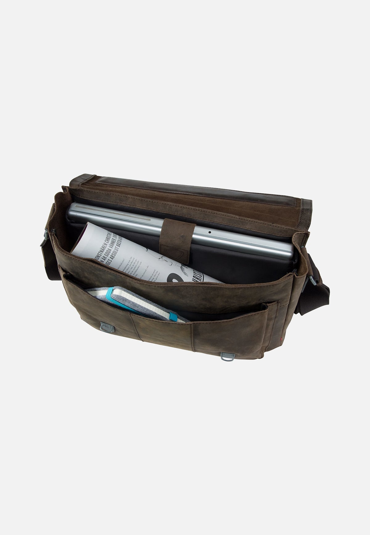 Strellson Richmond Briefbag L Dark Brown Aktentasche