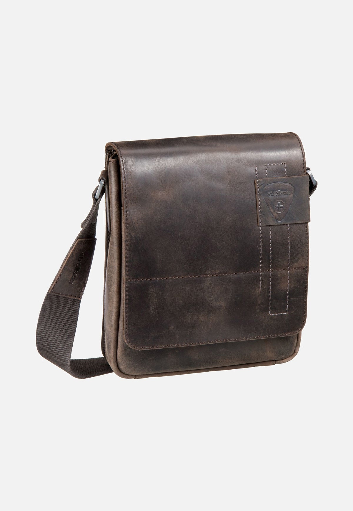 Strellson Richmond Messenger SV Dark Brown Crossbody Bag