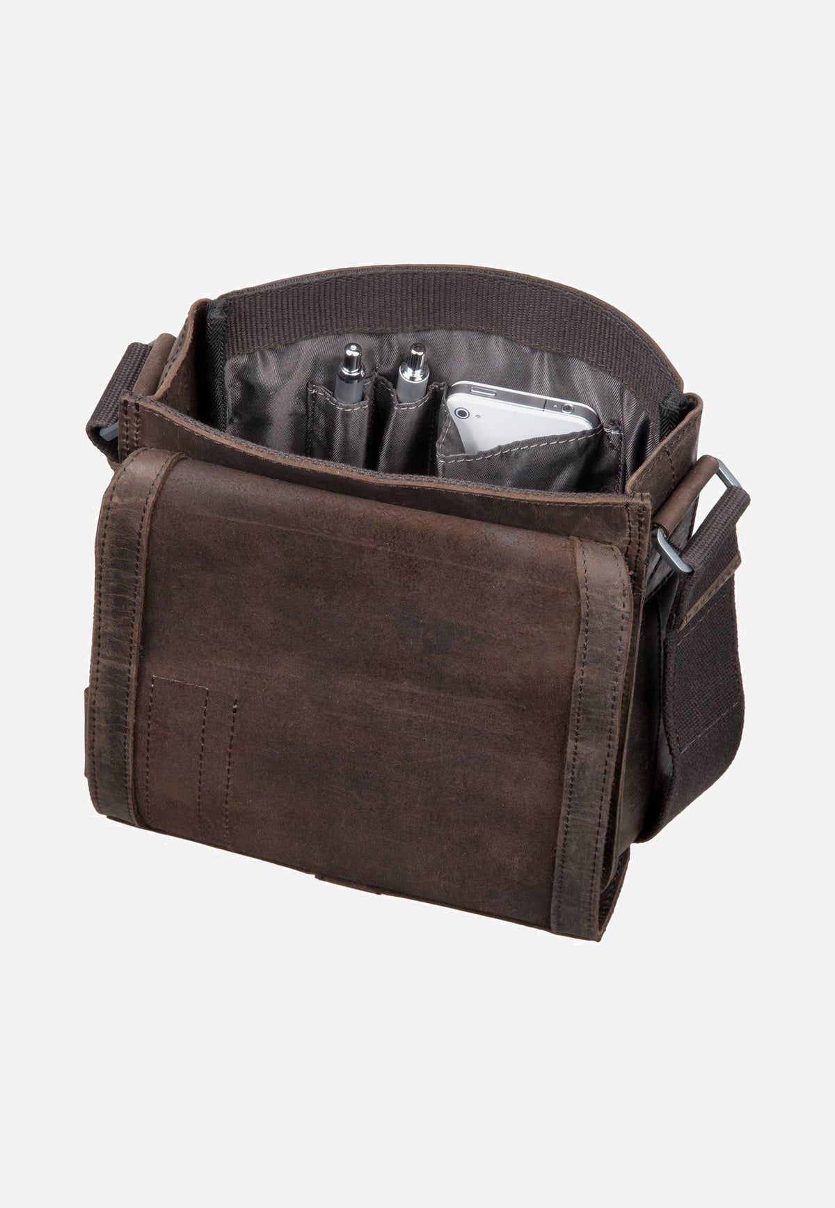 Strellson Richmond Messenger SV Dark Brown Crossbody Bag