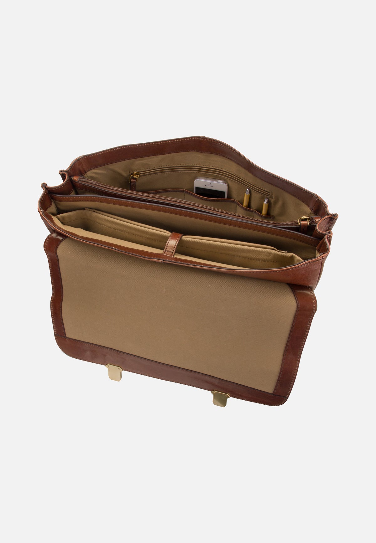The Bridge Vespucci 3610 Marrone Aktentasche