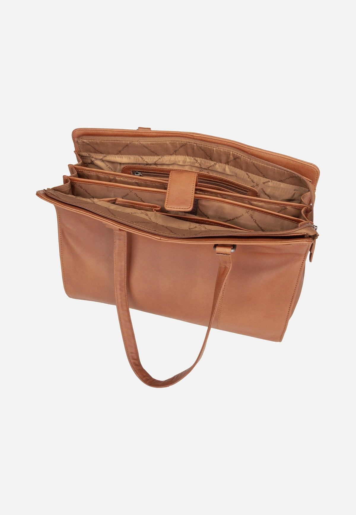 The Chesterfield Brand Fidenza 0206 Cognac Shopper