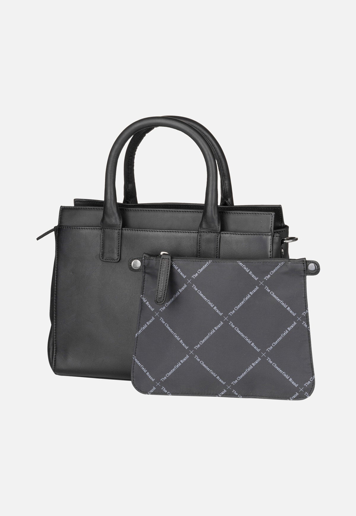 The Chesterfield Brand Garda 1274 Black Satchel