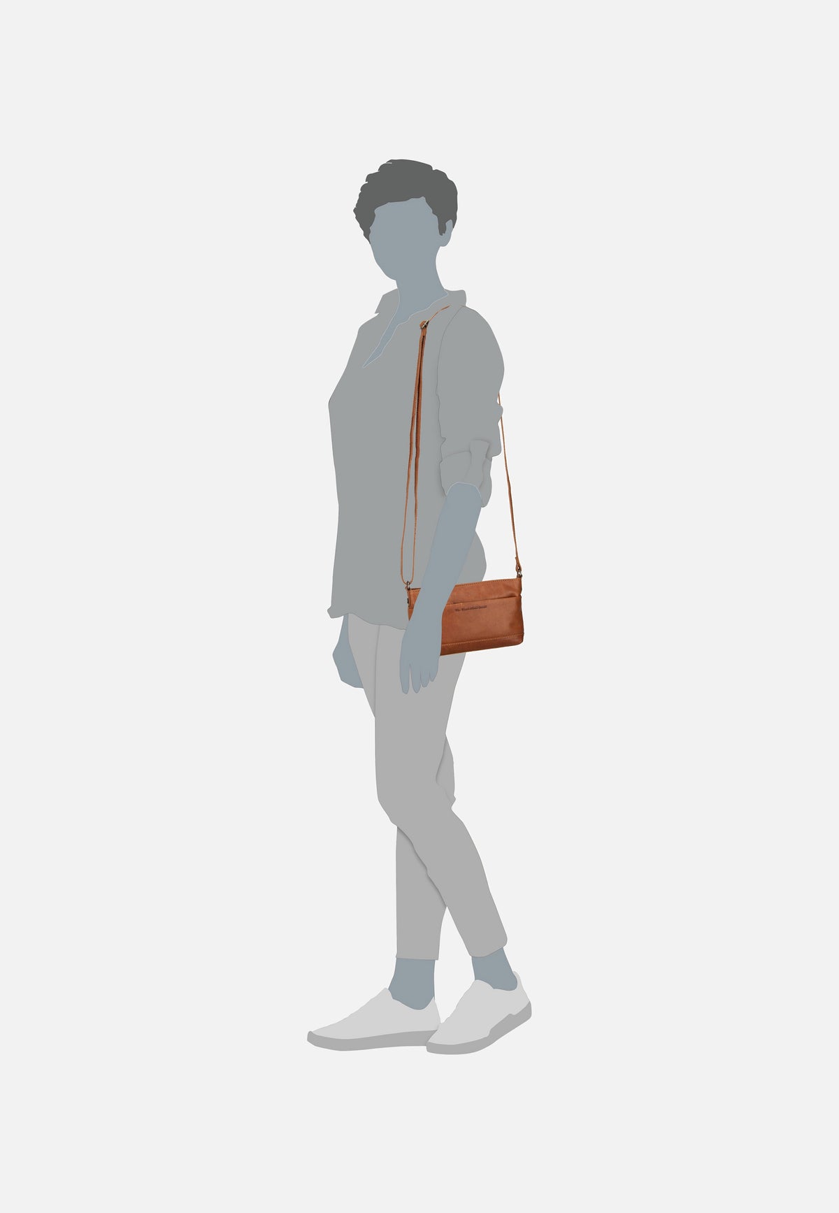 The Chesterfield Brand Klein Salerno 1210 Cognac Crossbody Bag