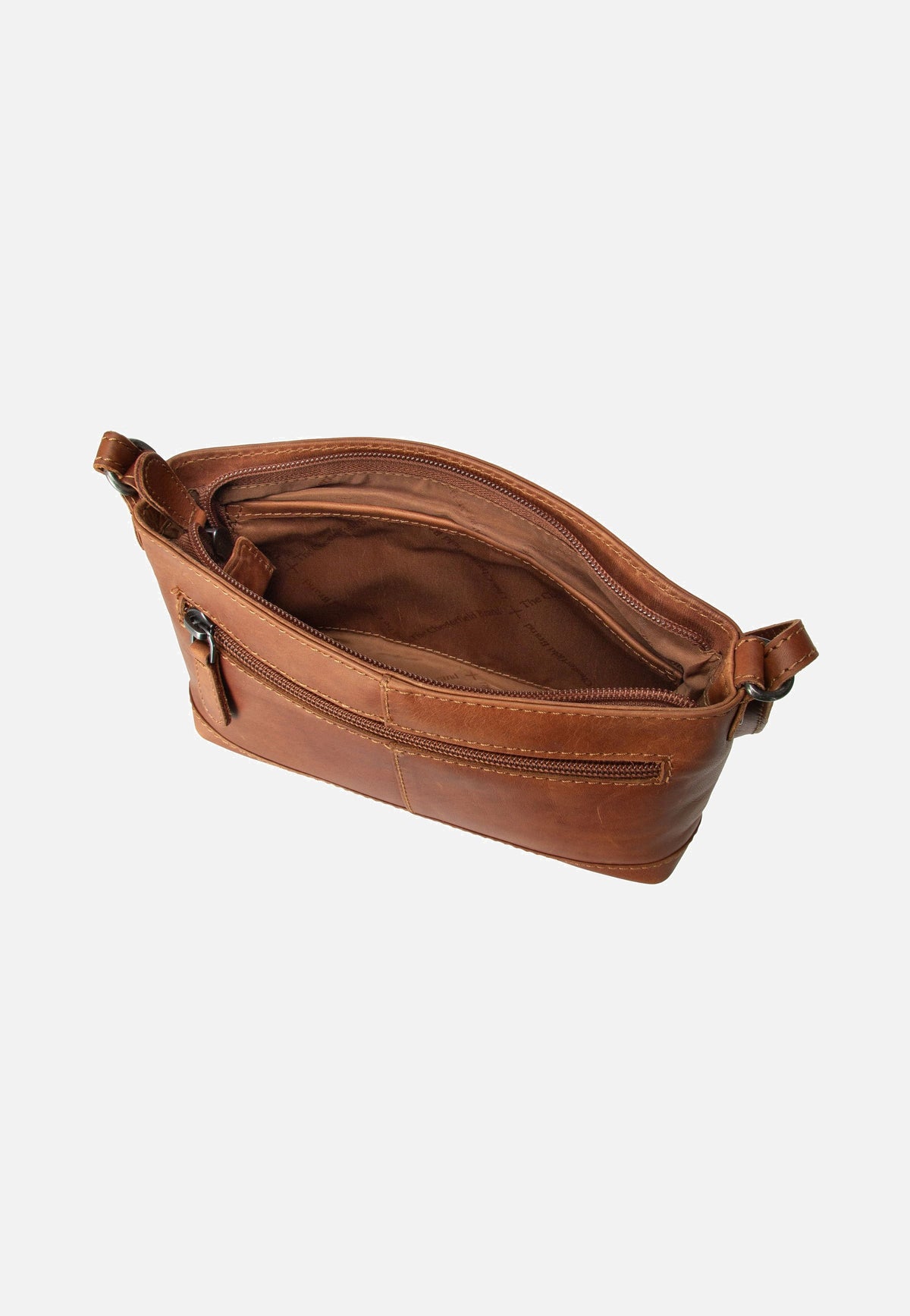 The Chesterfield Brand Klein Salerno 1210 Cognac Crossbody Bag