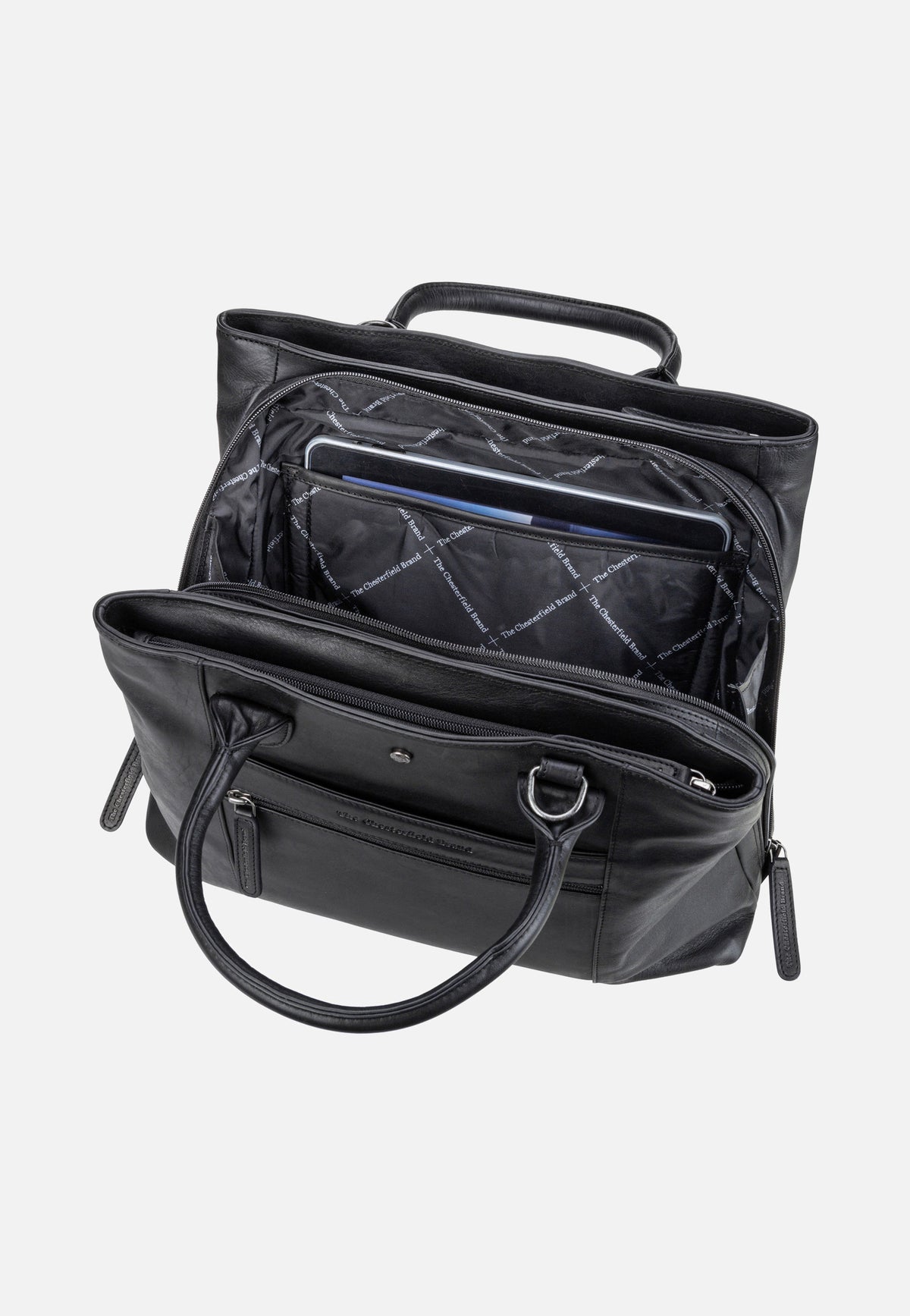The Chesterfield Brand Passau 1298 Black Satchel