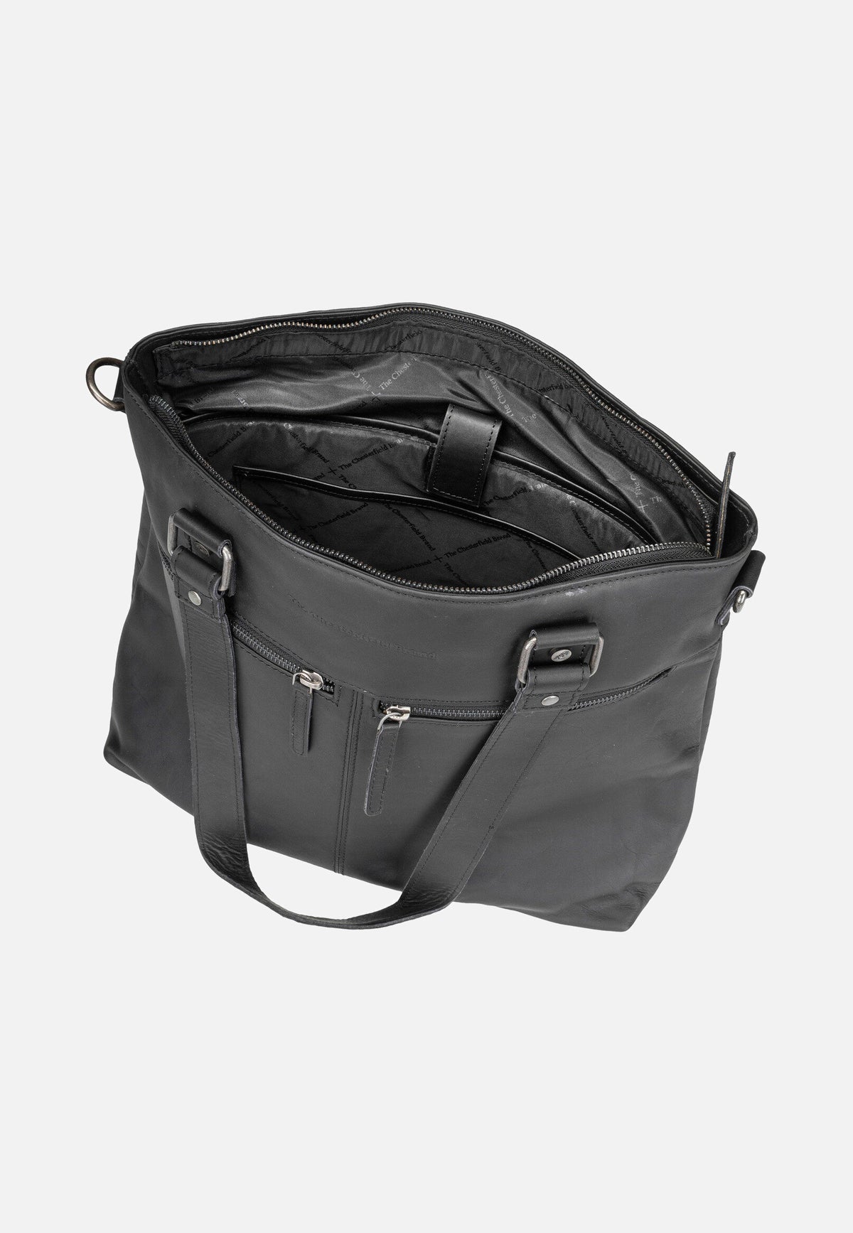 The Chesterfield Brand Rome 0189 Black Shopper