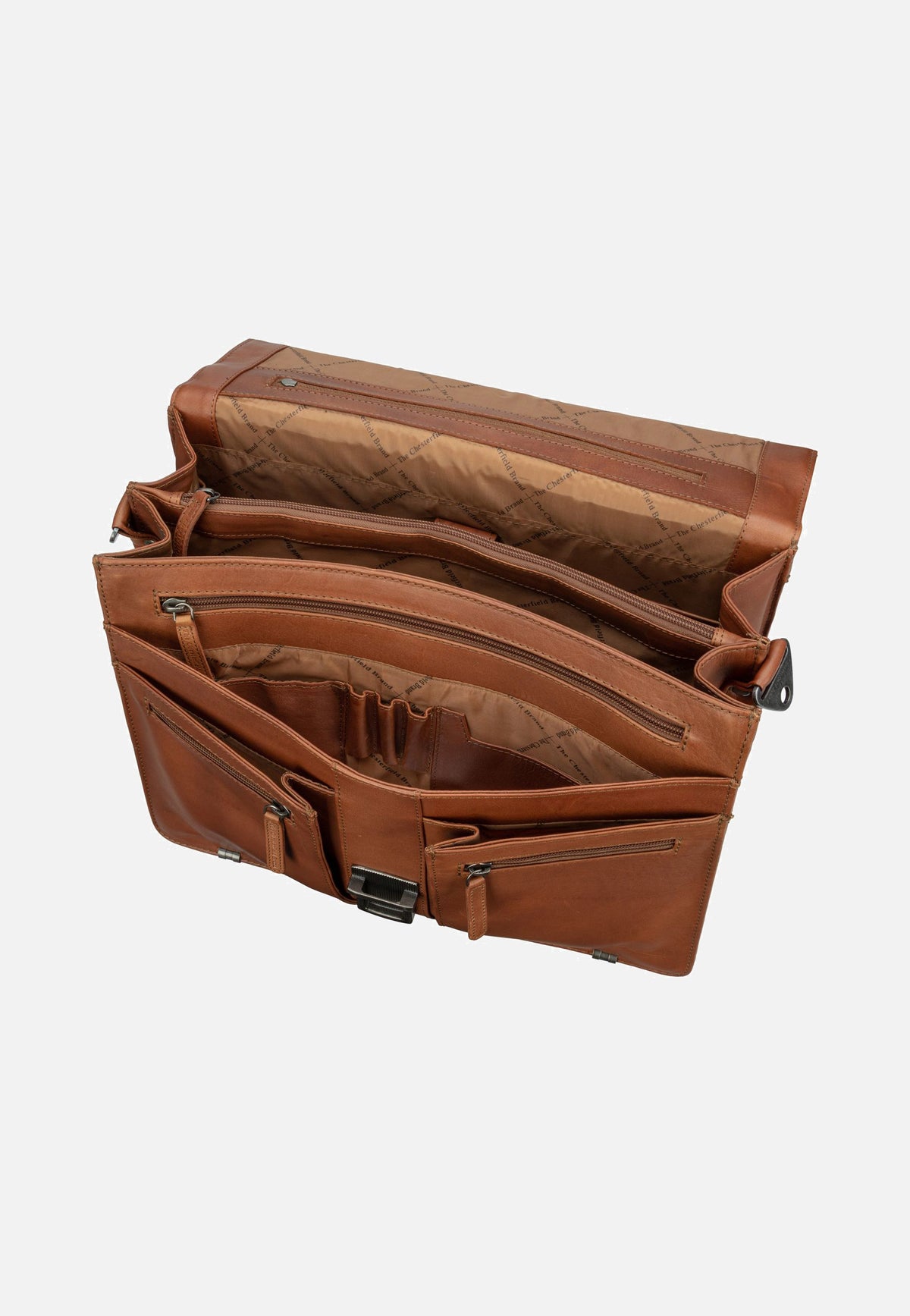 The Chesterfield Brand Stuttgart 1071 Cognac Aktentasche