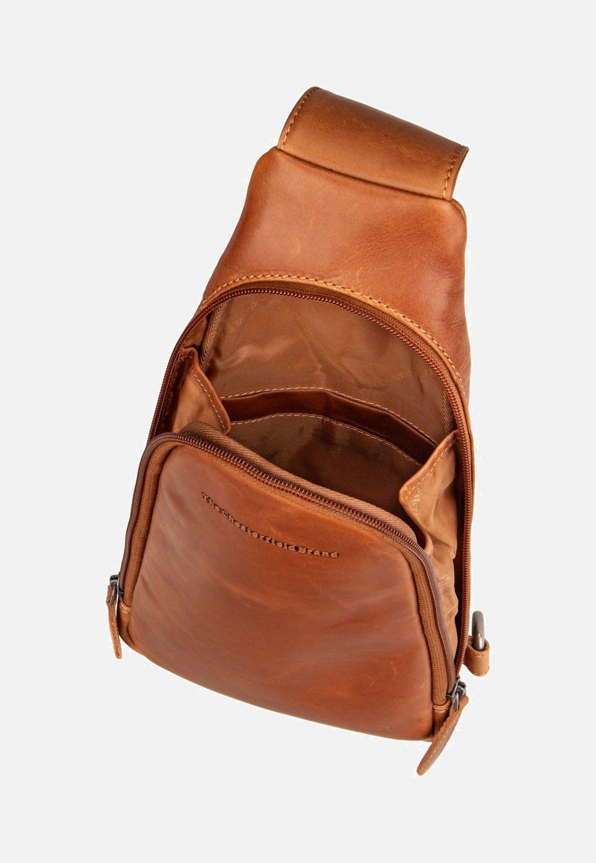 The Chesterfield Brand Bowey 0703 Cognac Sling Bag