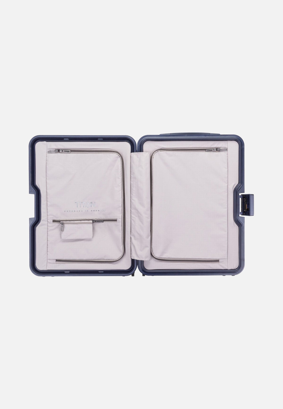 Titan Litron Frame 4w Trolley S Silber Koffer