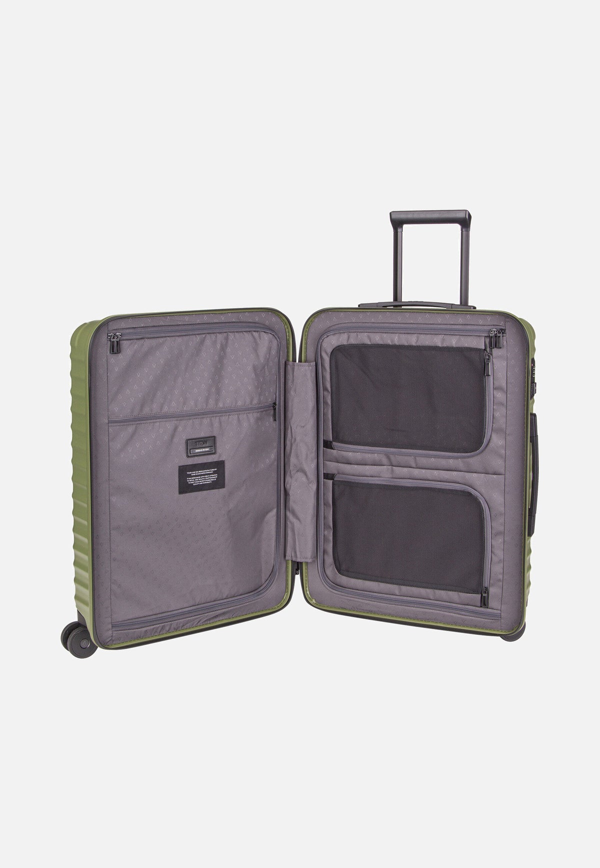 Titan UPGRADE 4w Trolley M Forest Green Koffer