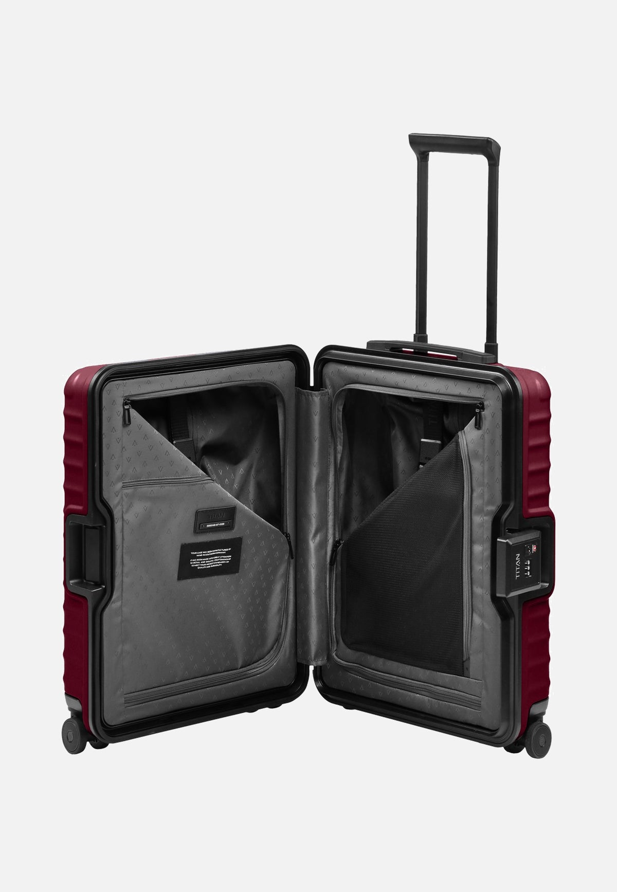 Titan OVERSEAS 4w Trolley S20 Emberwood Red Koffer