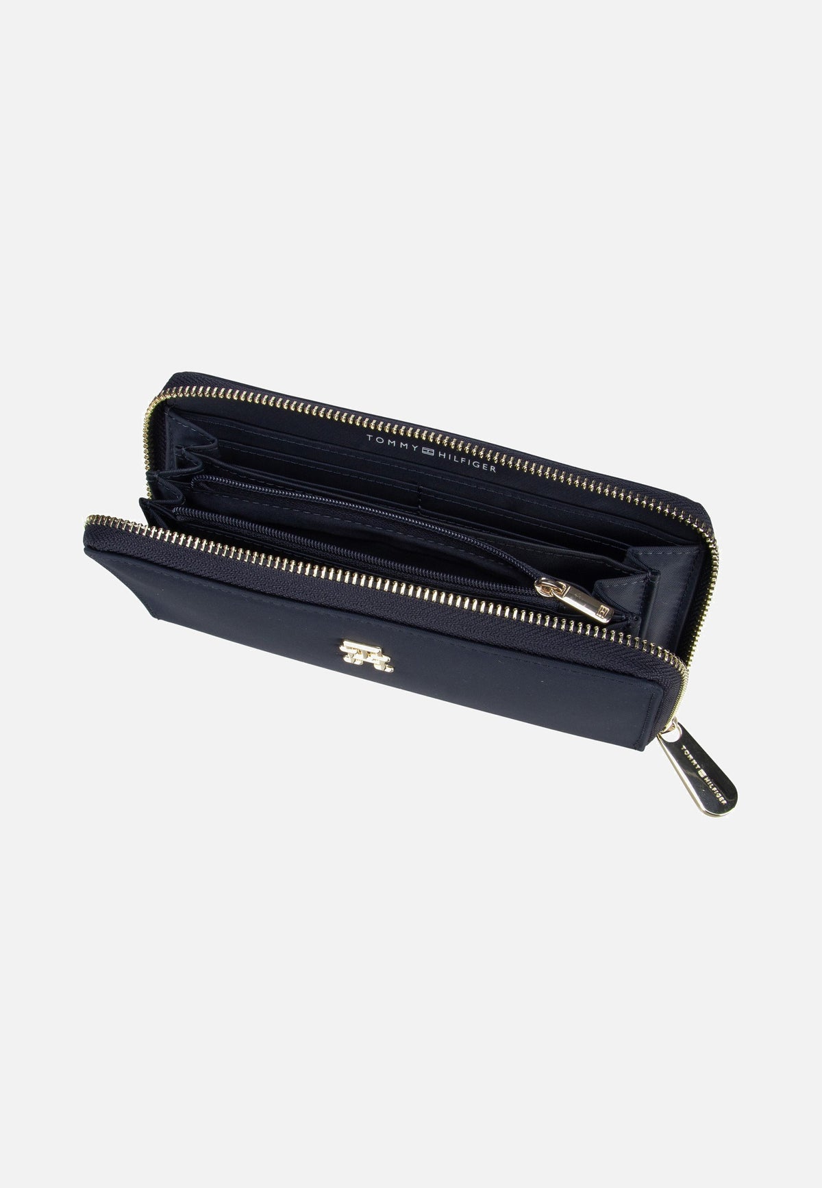 Tommy Hilfiger TH Emblem Large ZA Space Blue Portemonnaie