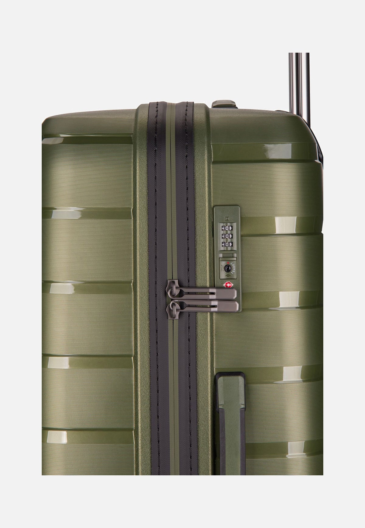 travelite Air Base 4-Rad Trolley L Olive Koffer