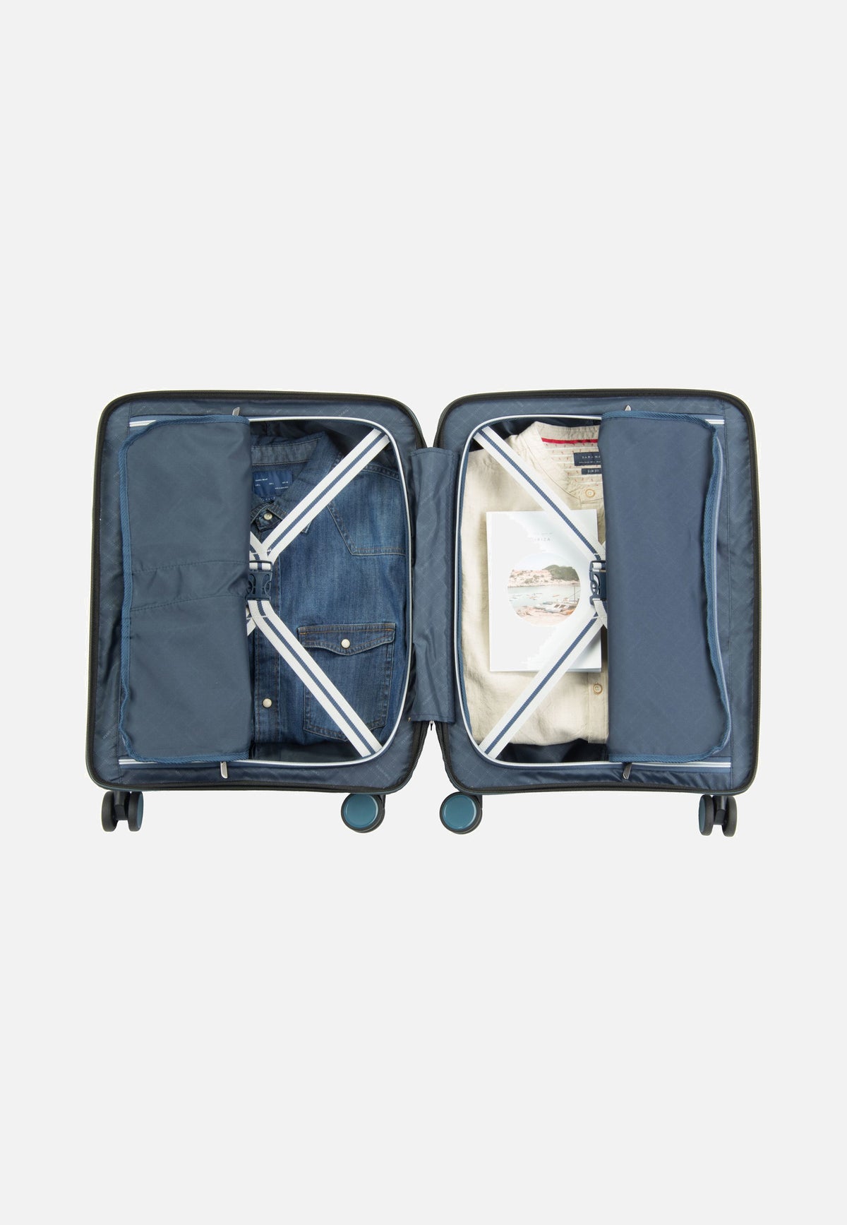 travelite Air Base 4-Rad Trolley S Eisblau Koffer