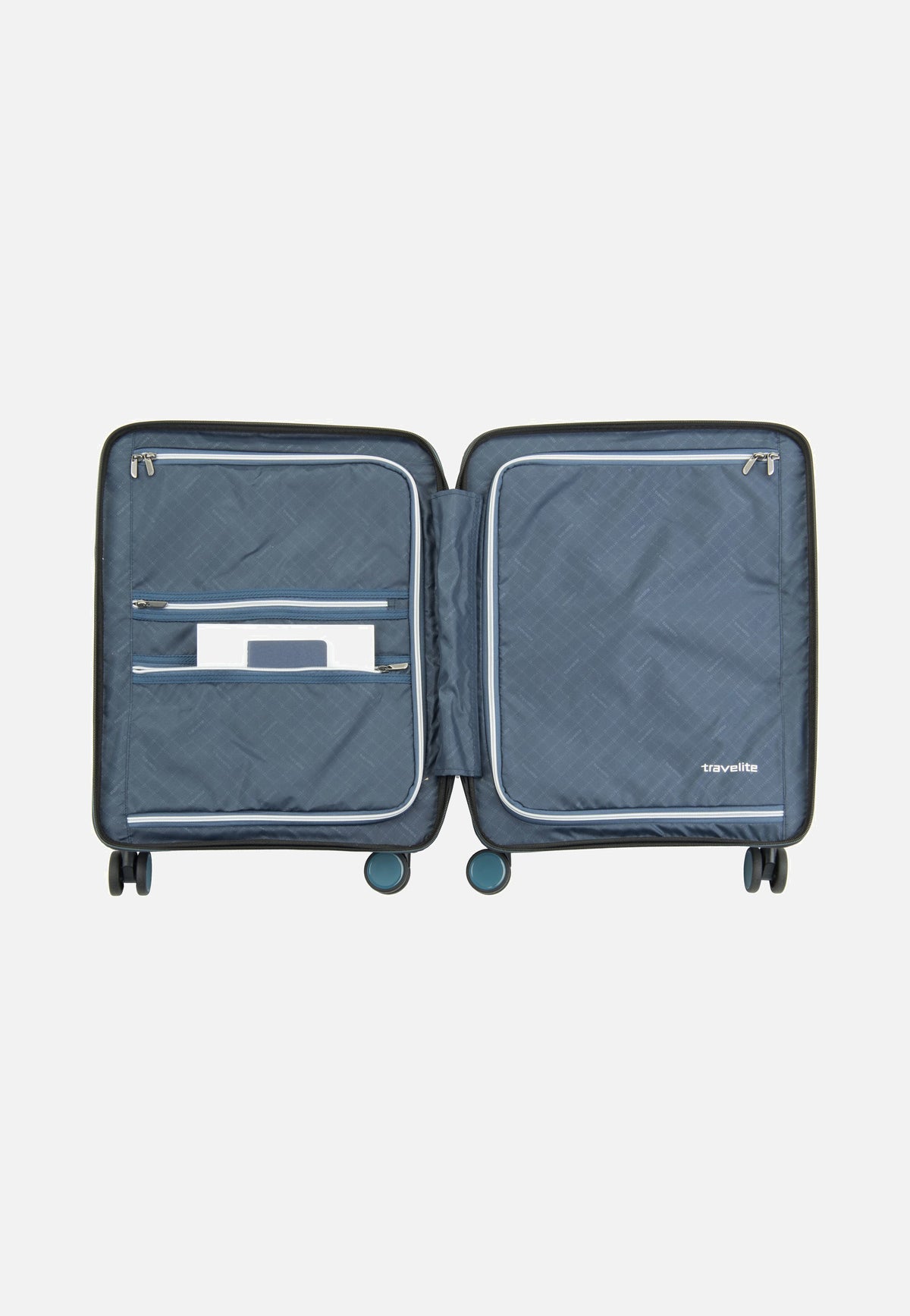 travelite Air Base 4-Rad Trolley S Eisblau Koffer
