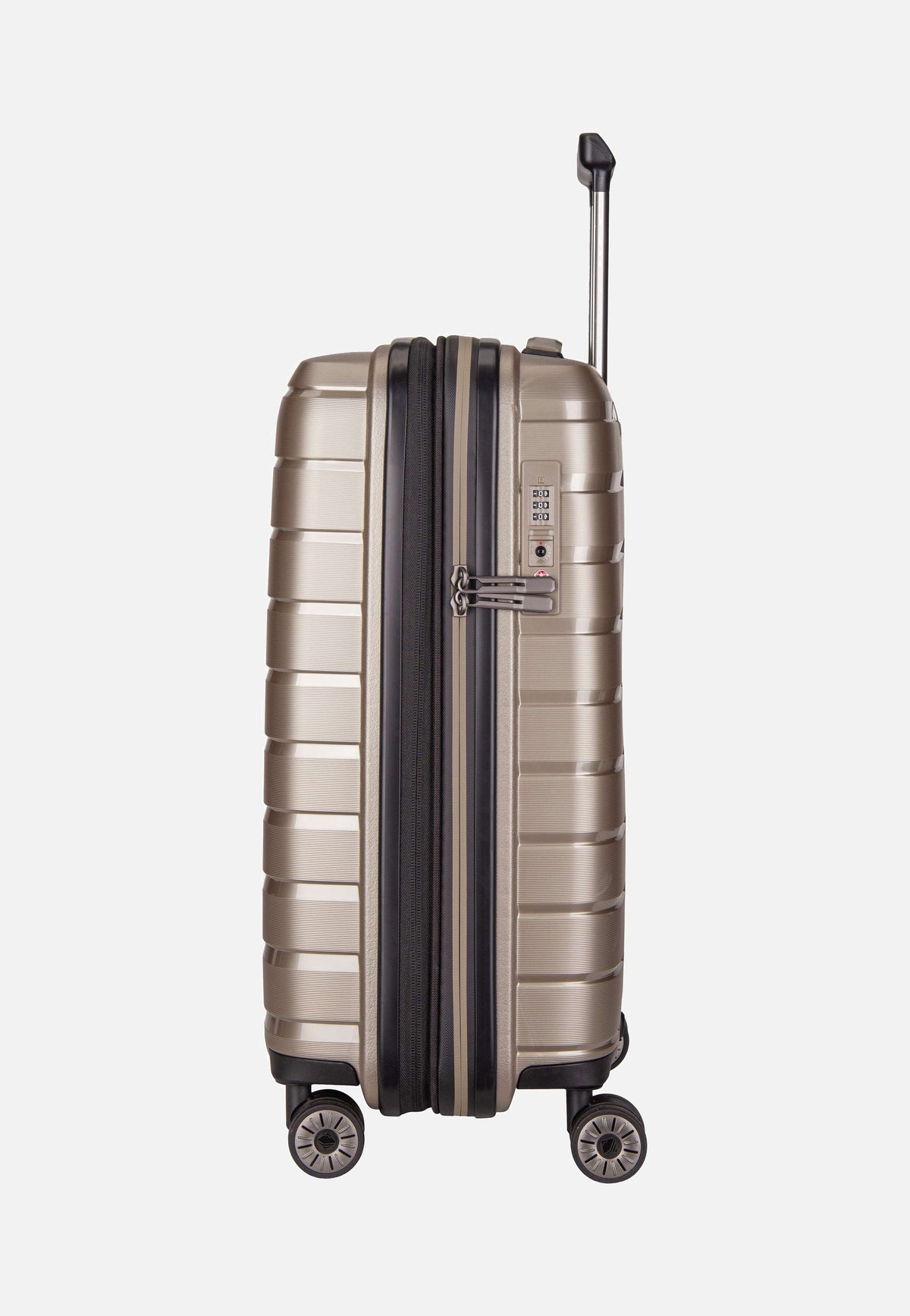 travelite Air Base 4-Rad Trolley S Exp Champagne Koffer
