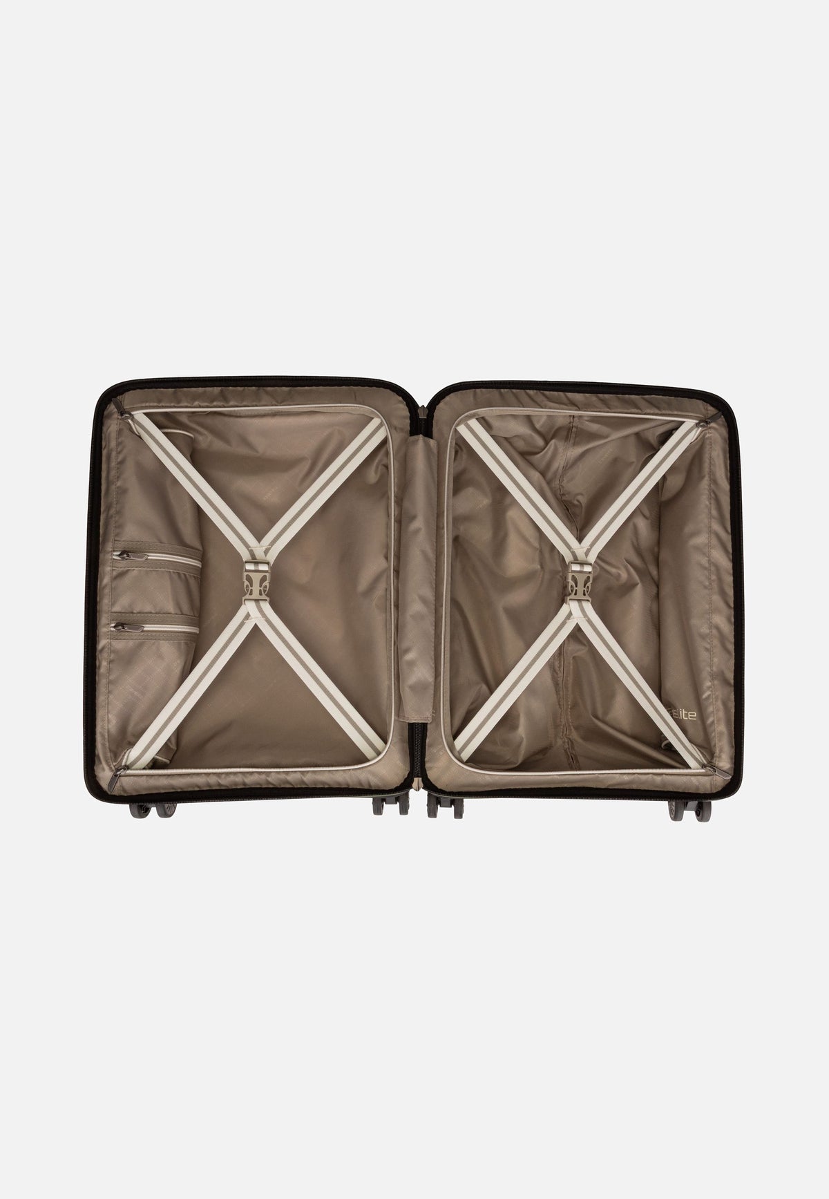 travelite Air Base 4-Rad Trolley S Vortasche Olive Koffer
