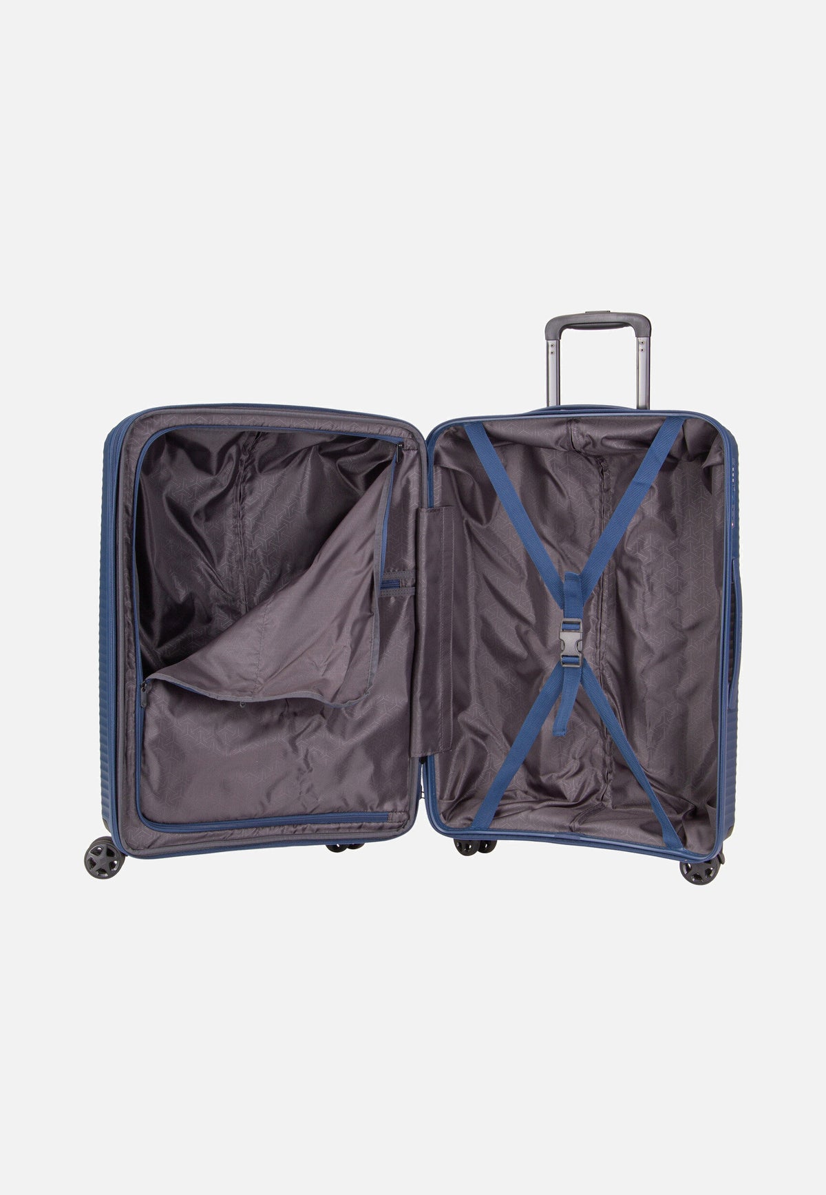 travelite Air Stripe Trolley 4w M exp. Navy Koffer