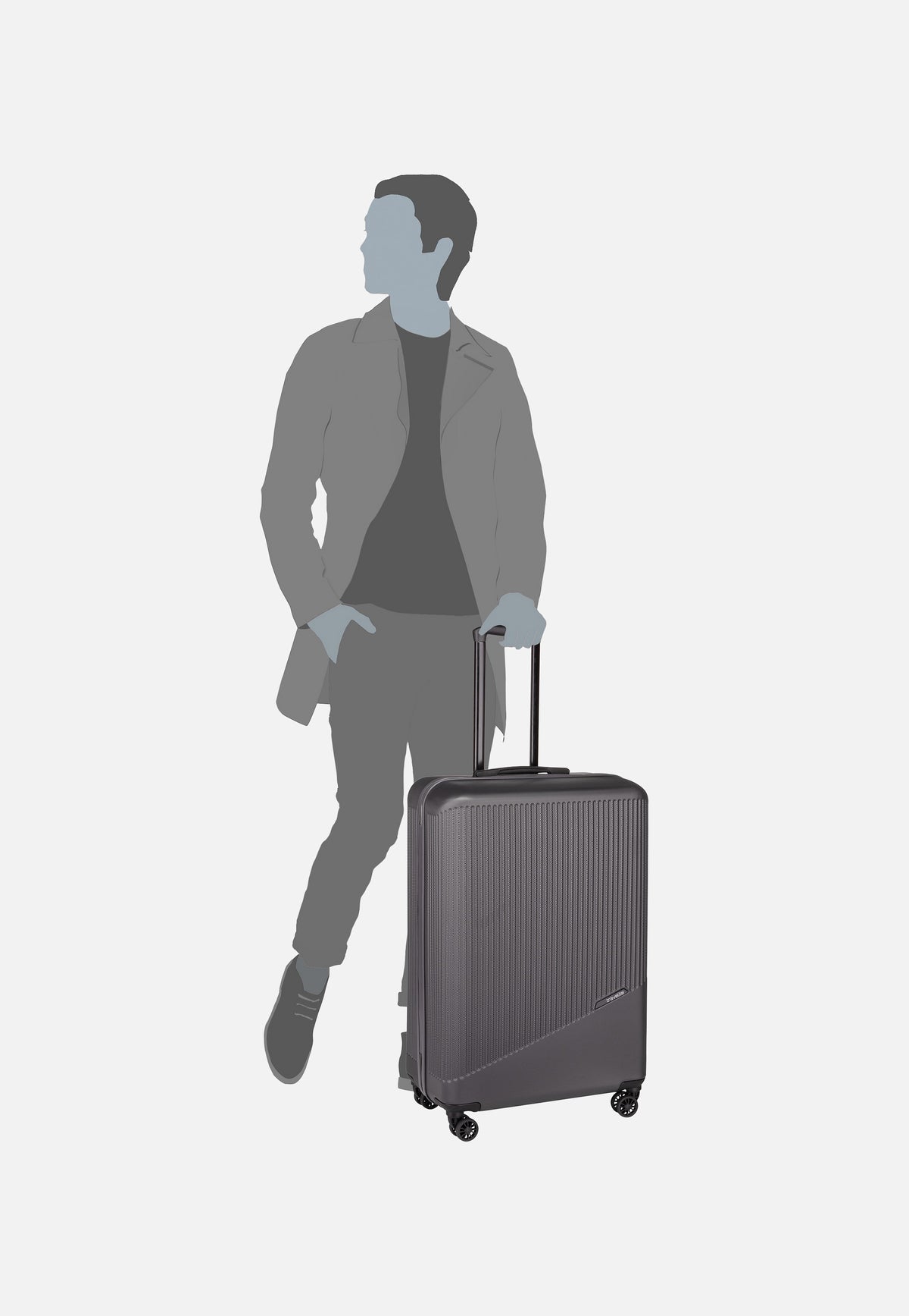 travelite Bali 4w Trolley L Anthrazit Koffer